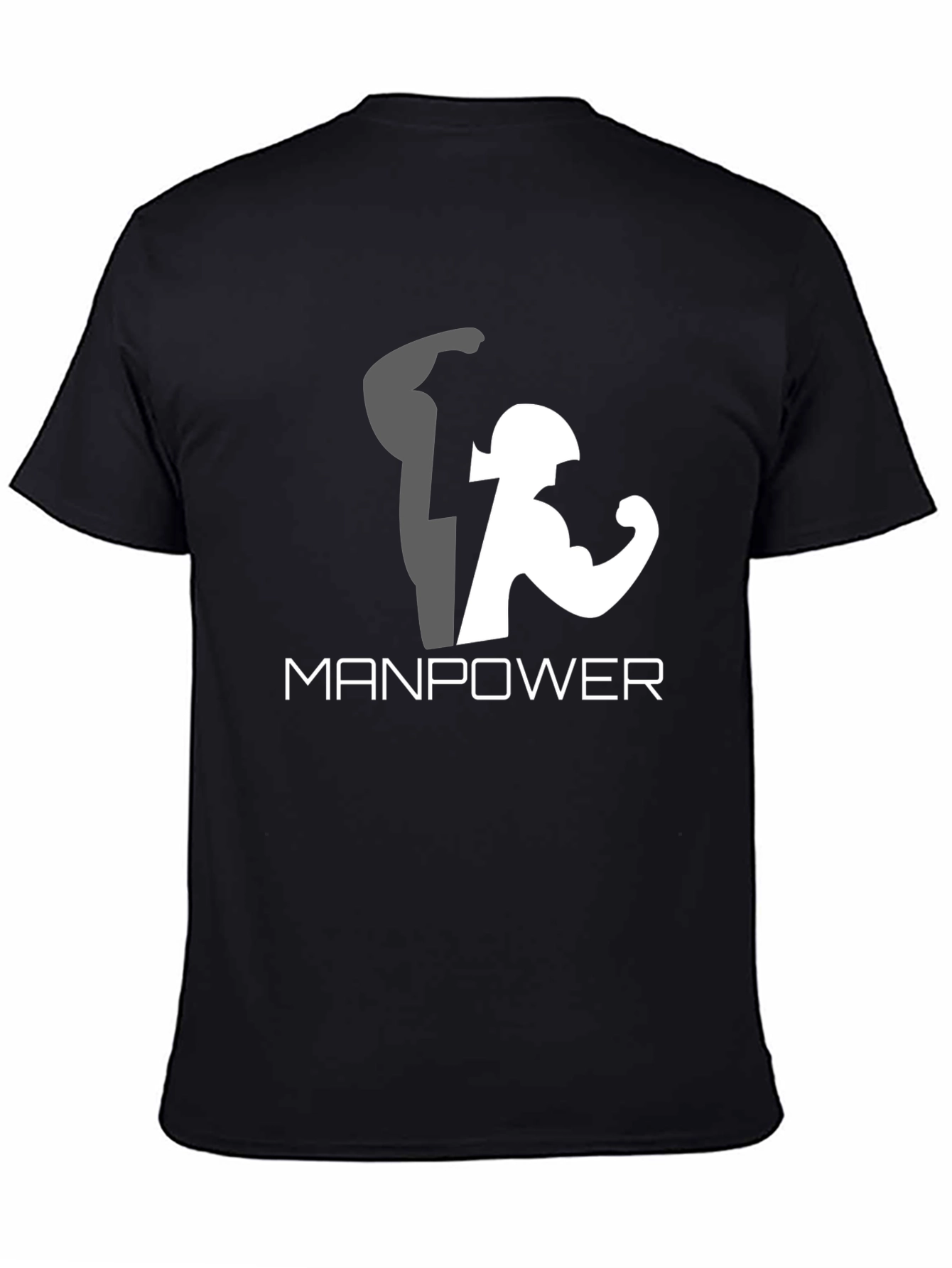 Manpower Graphic T-Shirt - Power Up Your Style!