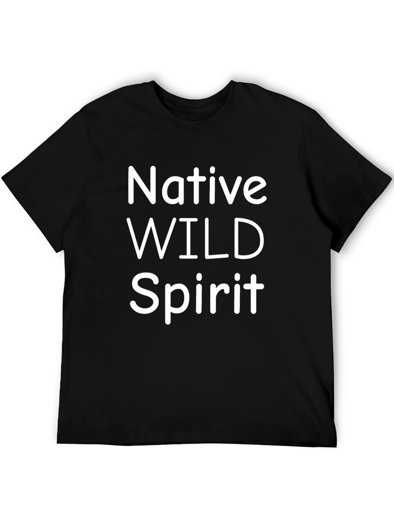 Native WILD Spirit Black T-Shirt