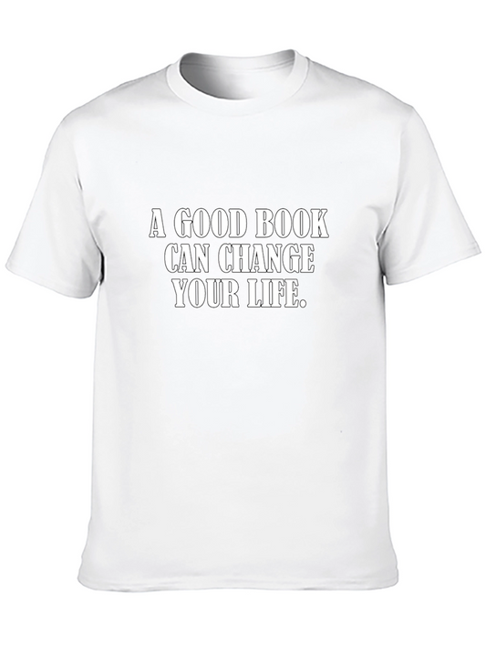 Inspirational Book Lover Black T-Shirt