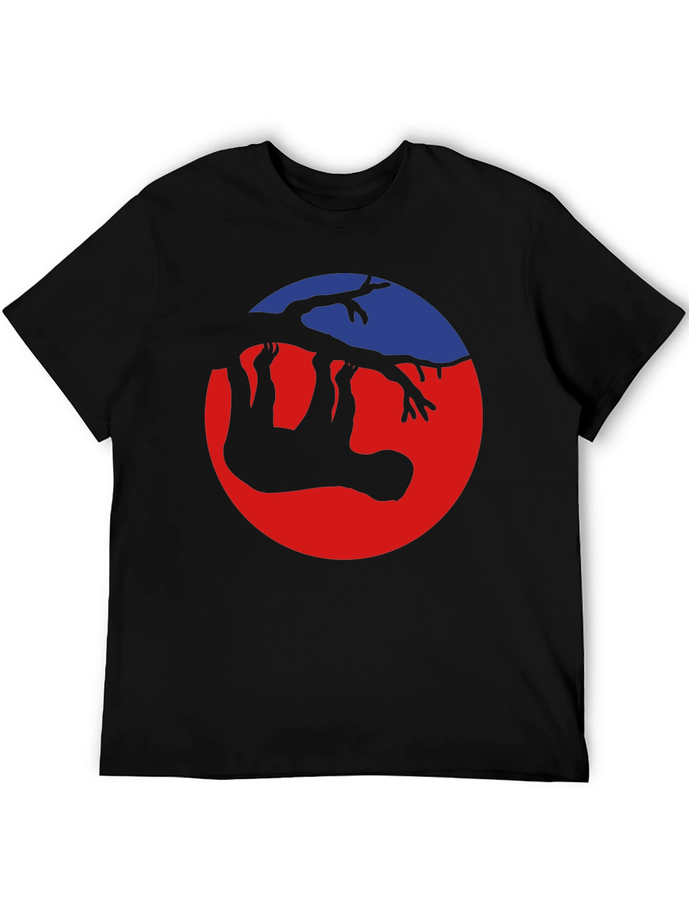 Sloth Hanging on Tree Graphic T-Shirt