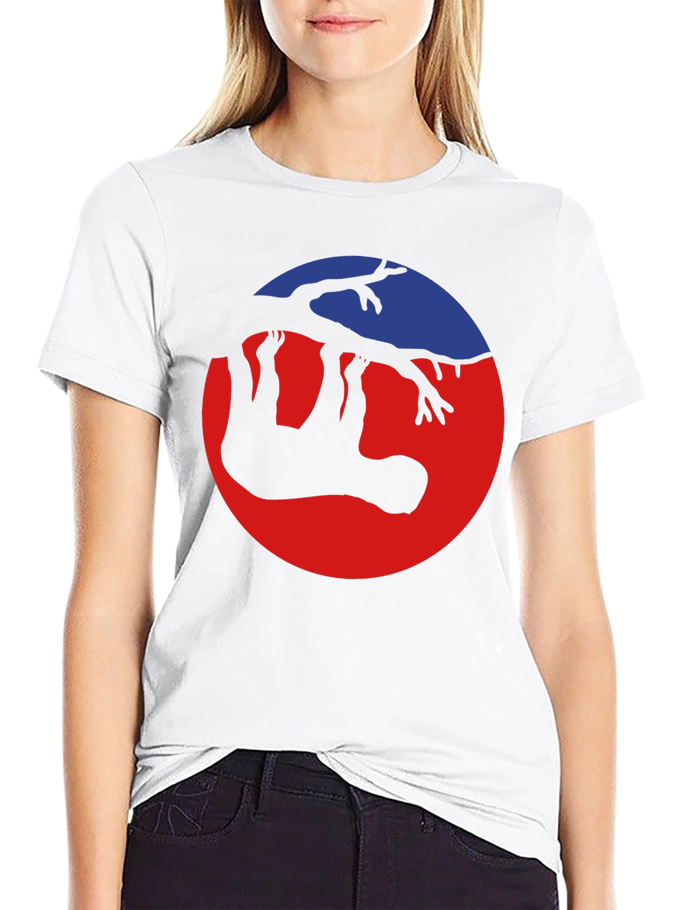 Sloth Hanging on Tree Graphic T-Shirt