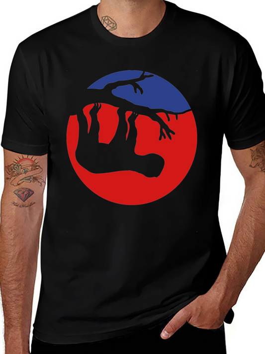 Sloth Hanging on Tree Graphic T-Shirt