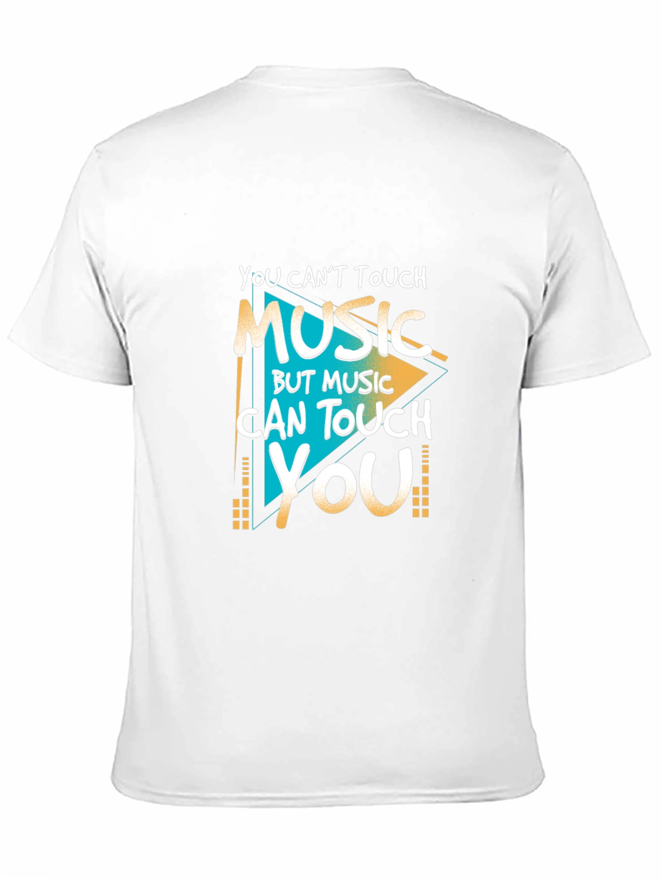 Music Can Touch You - Mens Black Graphic Tee