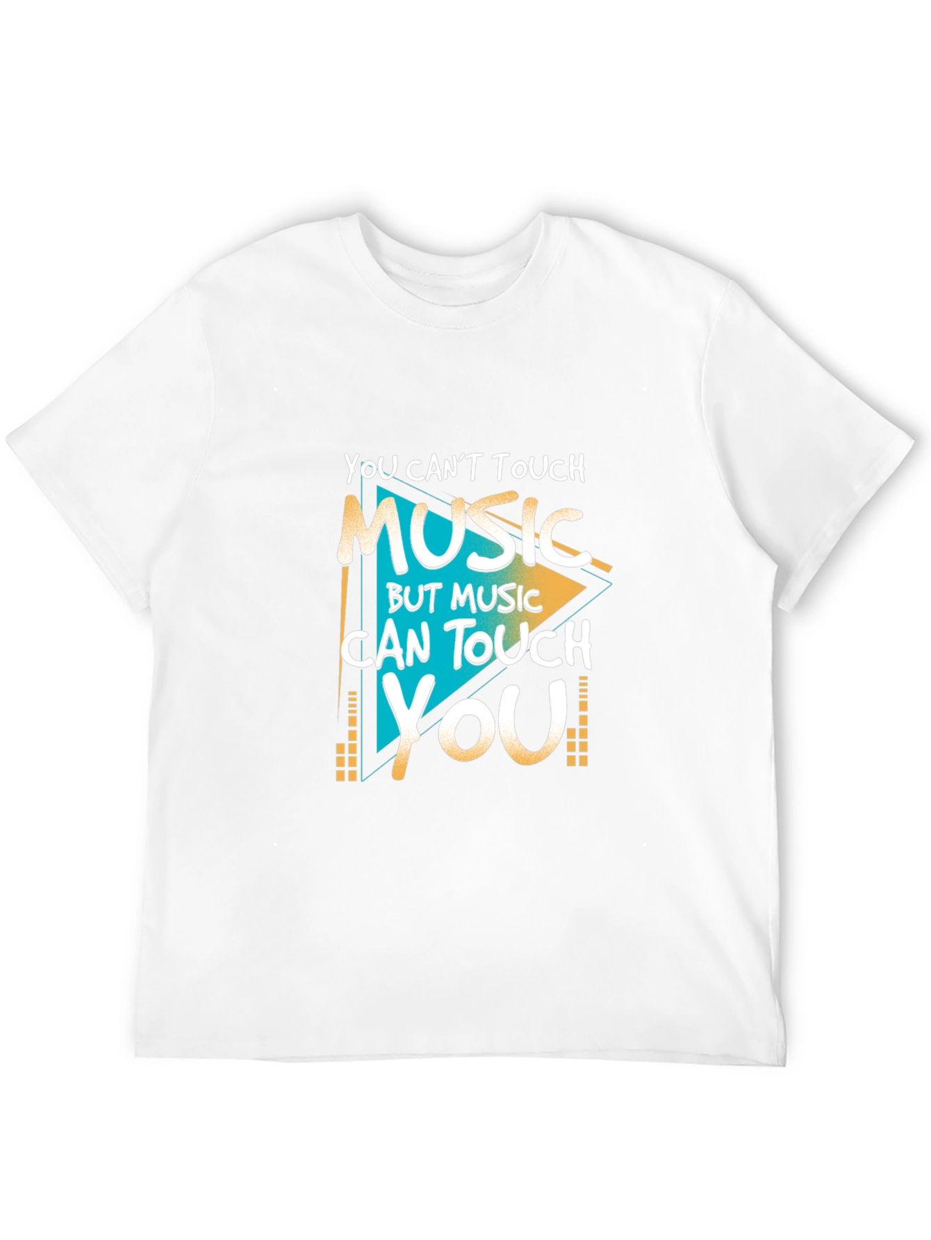 Music Can Touch You - Mens Black Graphic Tee
