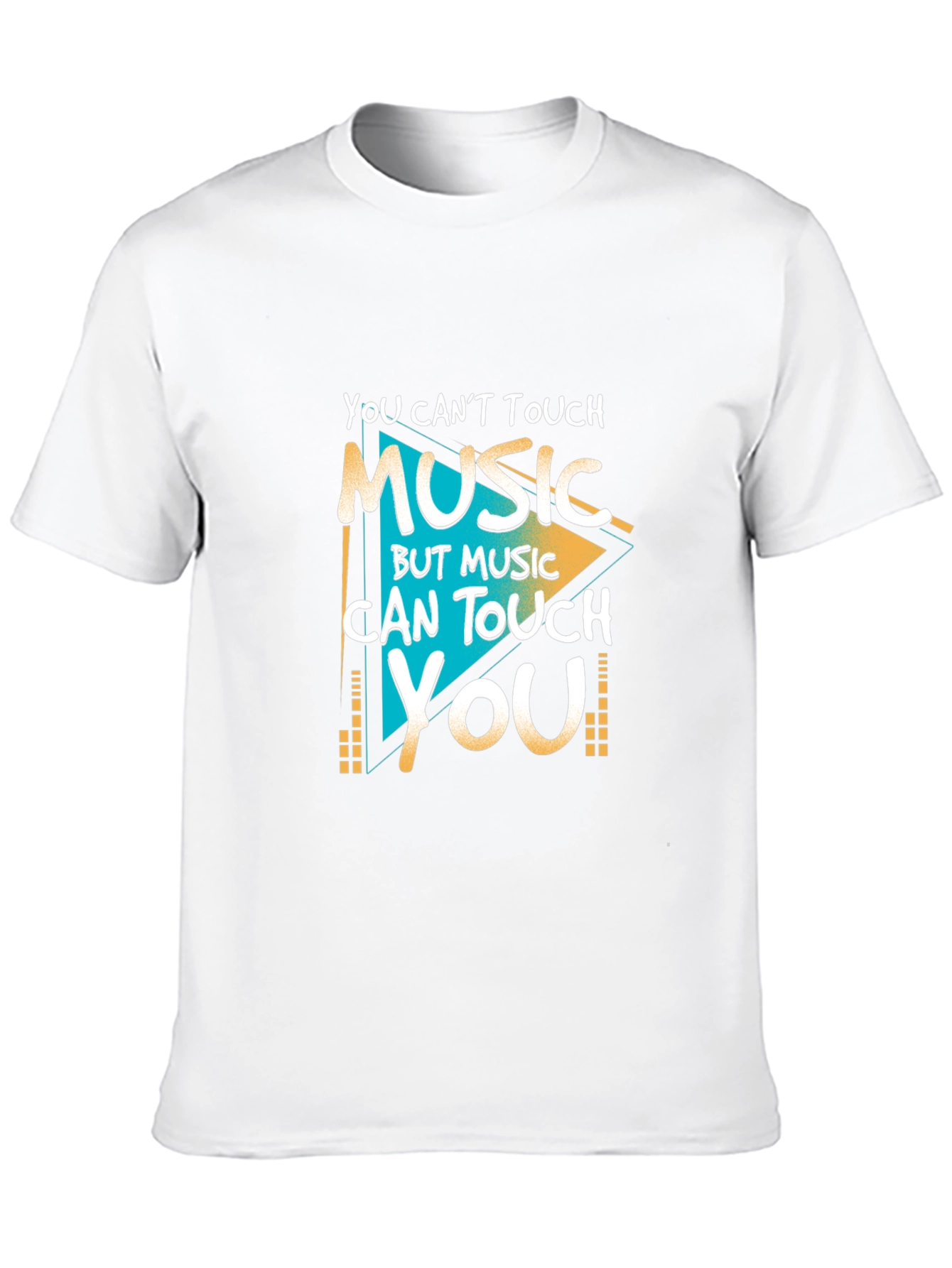 Music Can Touch You - Mens Black Graphic Tee