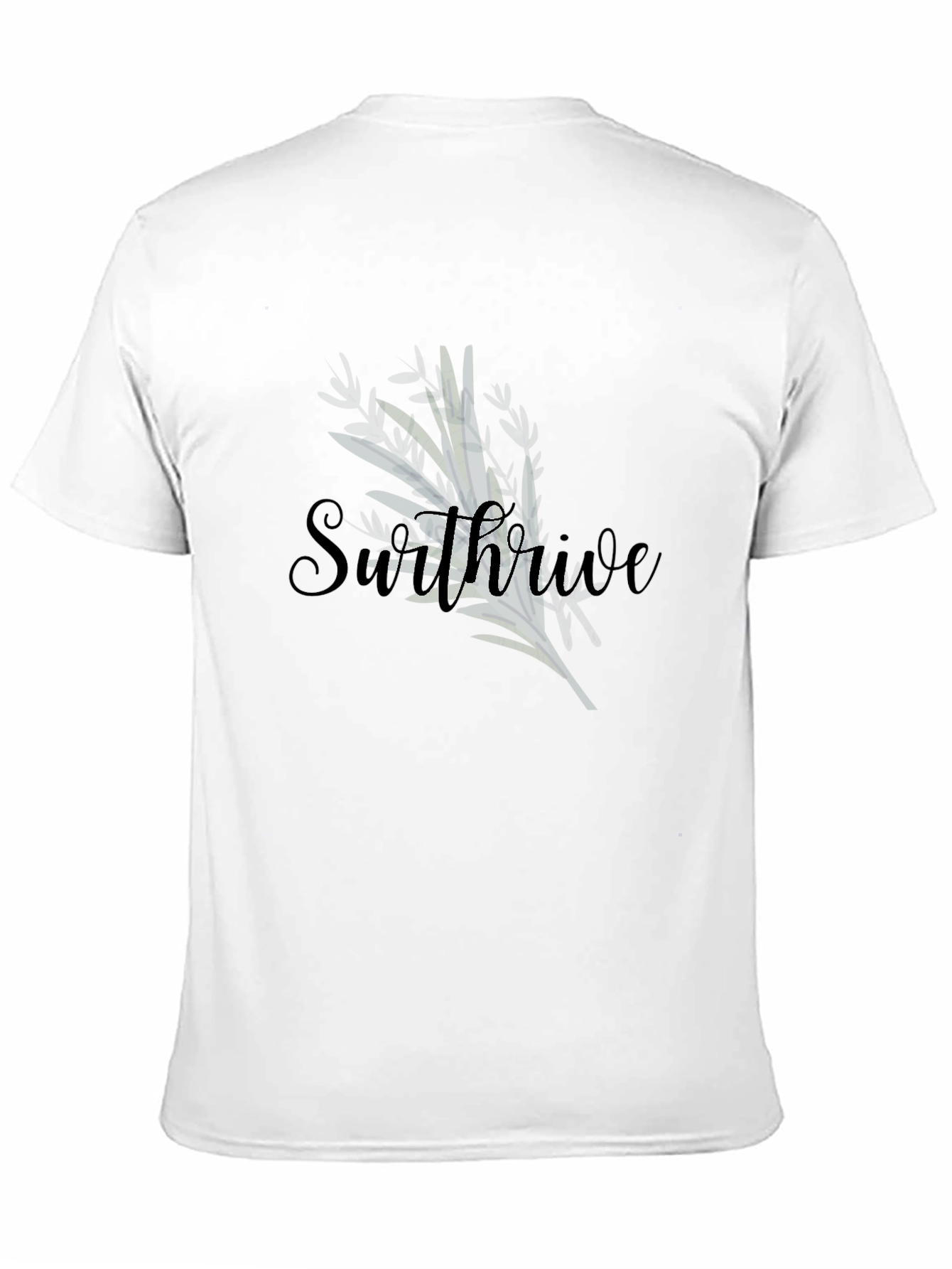 Stylish Swthrive Graphic Black T-Shirt