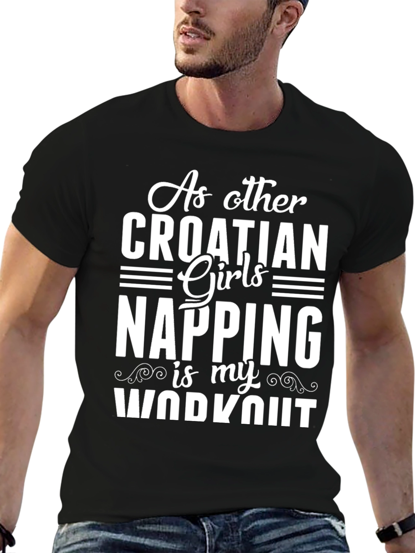 Croatian Girls Napping Workout T-Shirt