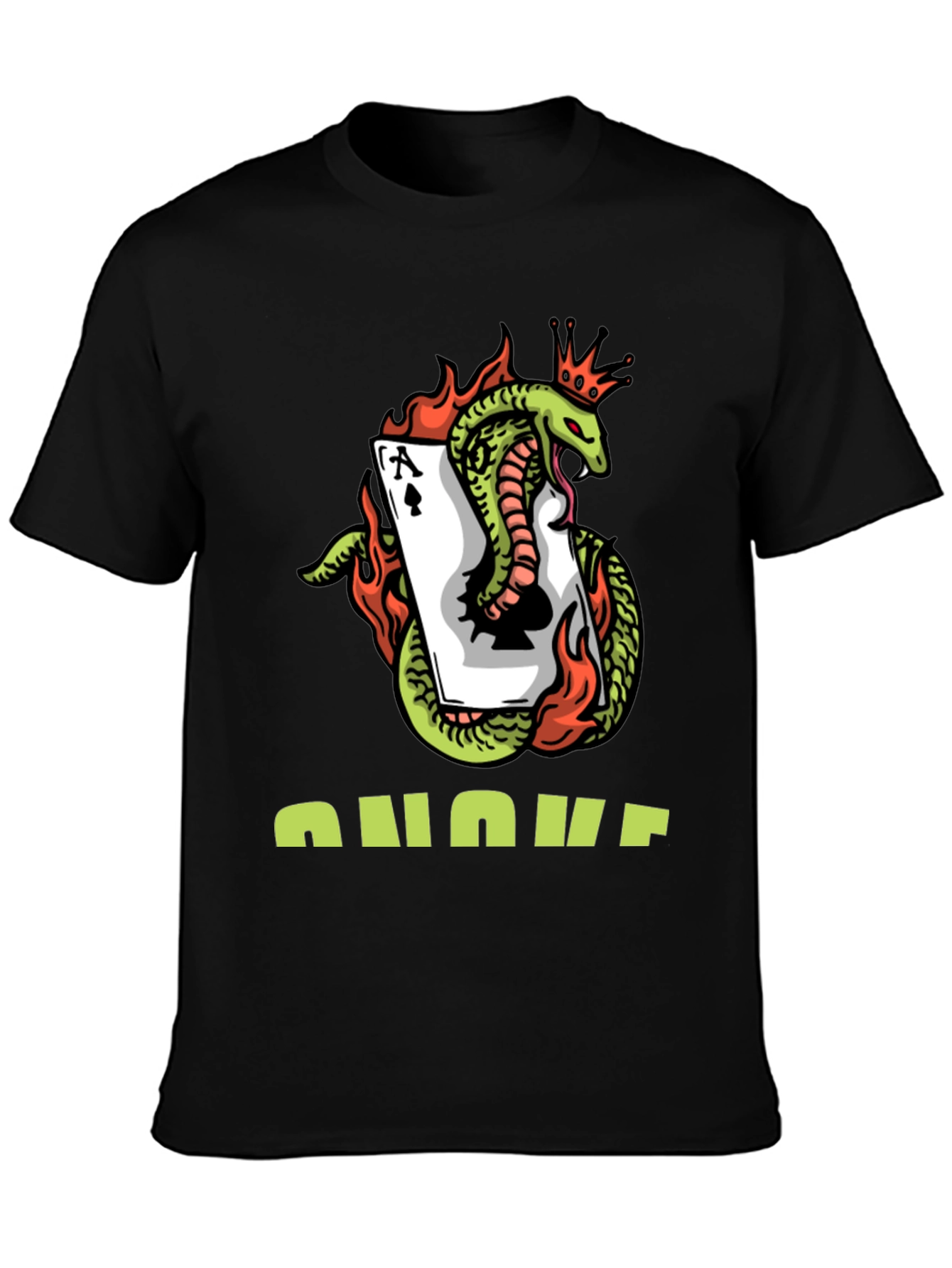 King Cobra Ace Card Graphic T-Shirt