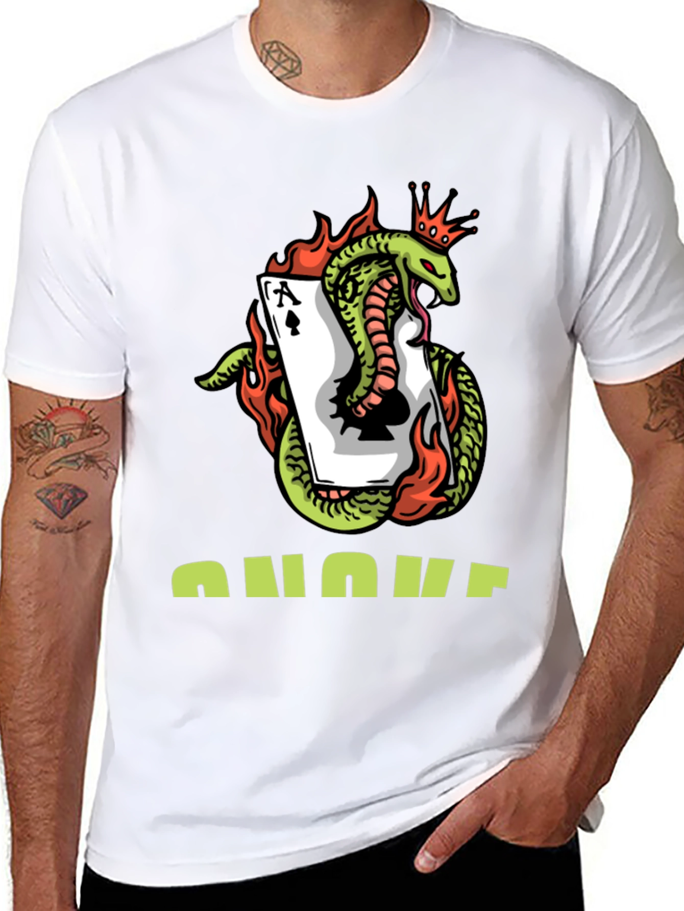 King Cobra Ace Card Graphic T-Shirt