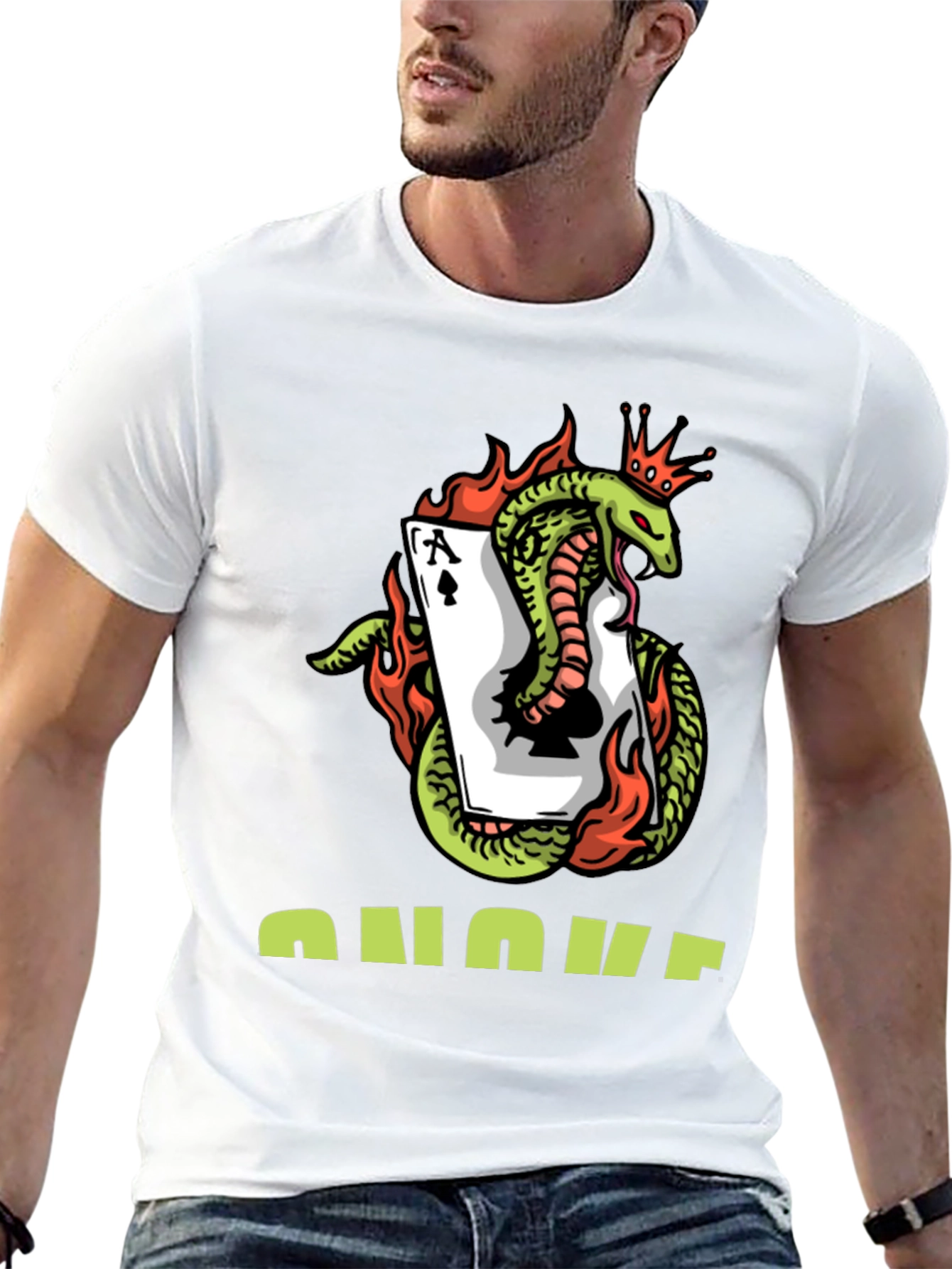 King Cobra Ace Card Graphic T-Shirt