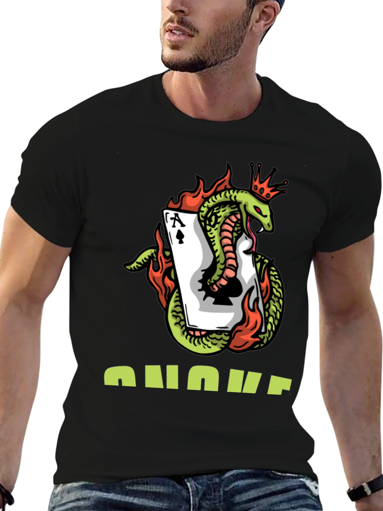 King Cobra Ace Card Graphic T-Shirt
