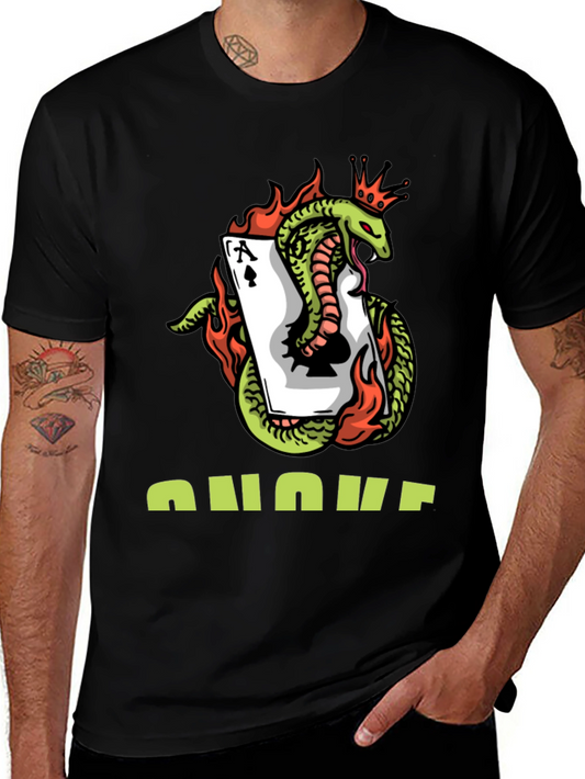 King Cobra Ace Card Graphic T-Shirt