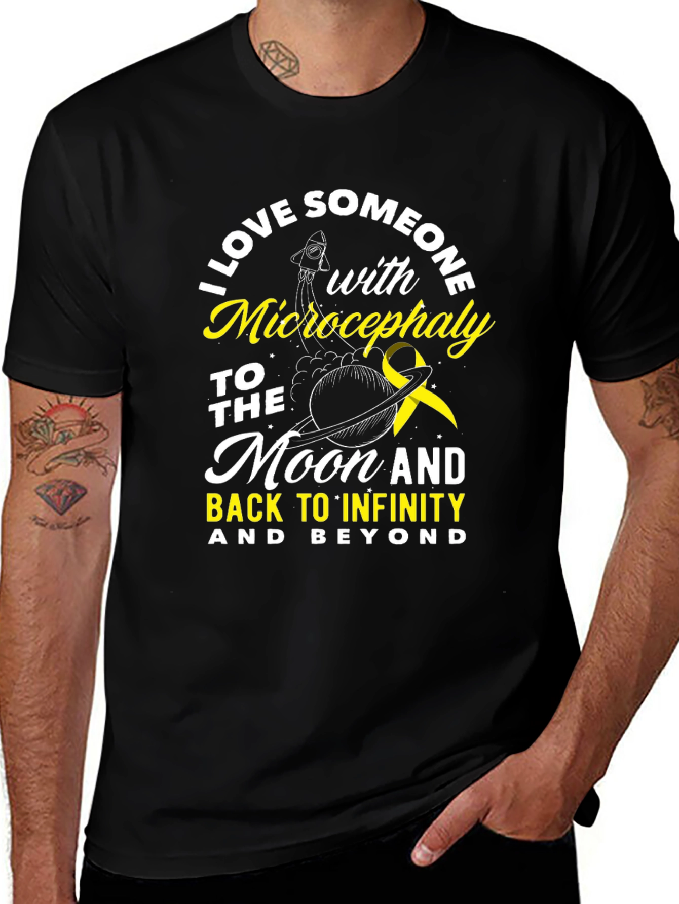 Microcephaly Awareness T-Shirt - Love Someone Design