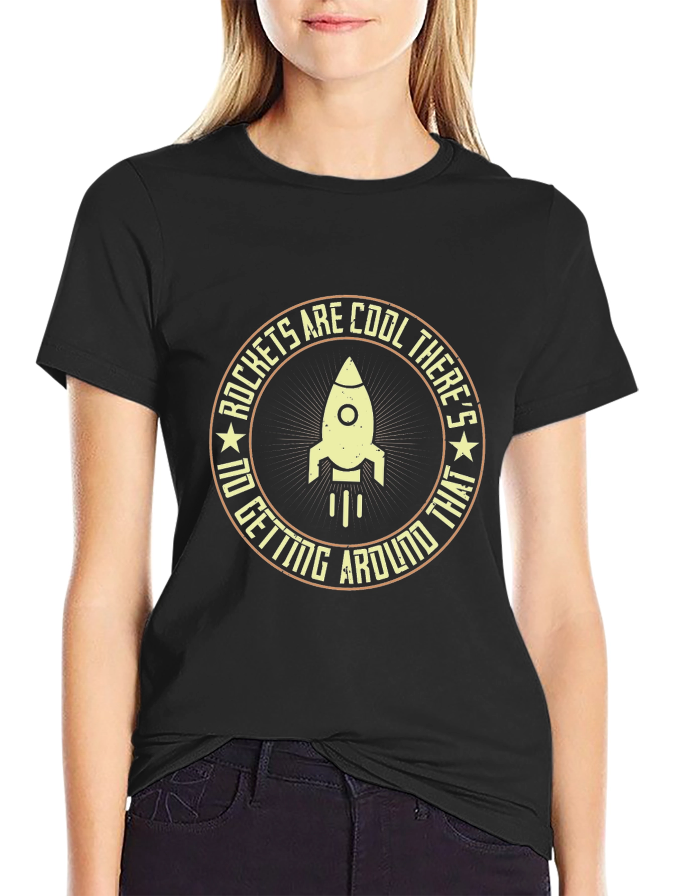 Rockets Are Cool T-Shirt - Space Enthusiast Tee