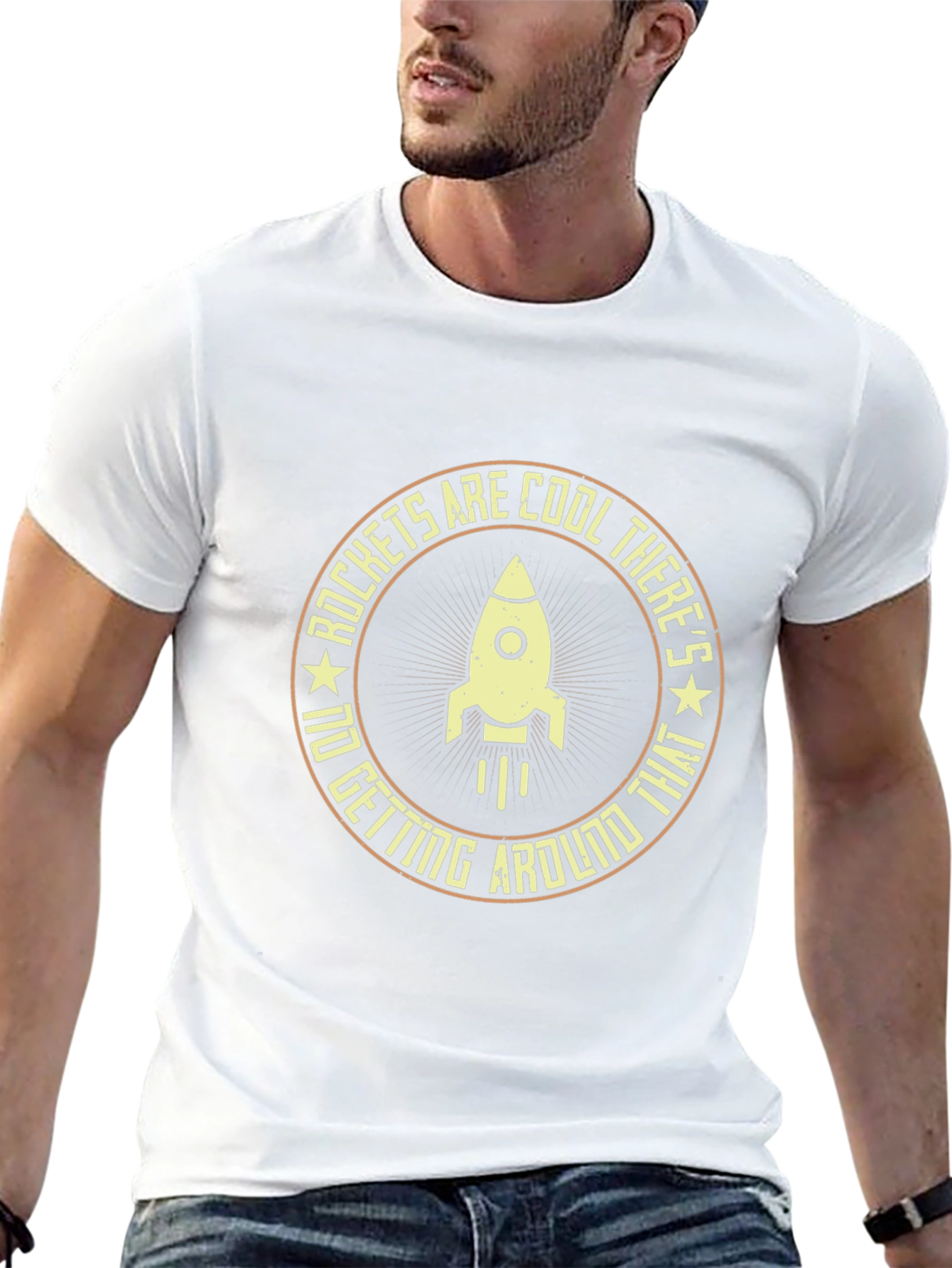 Rockets Are Cool T-Shirt - Space Enthusiast Tee