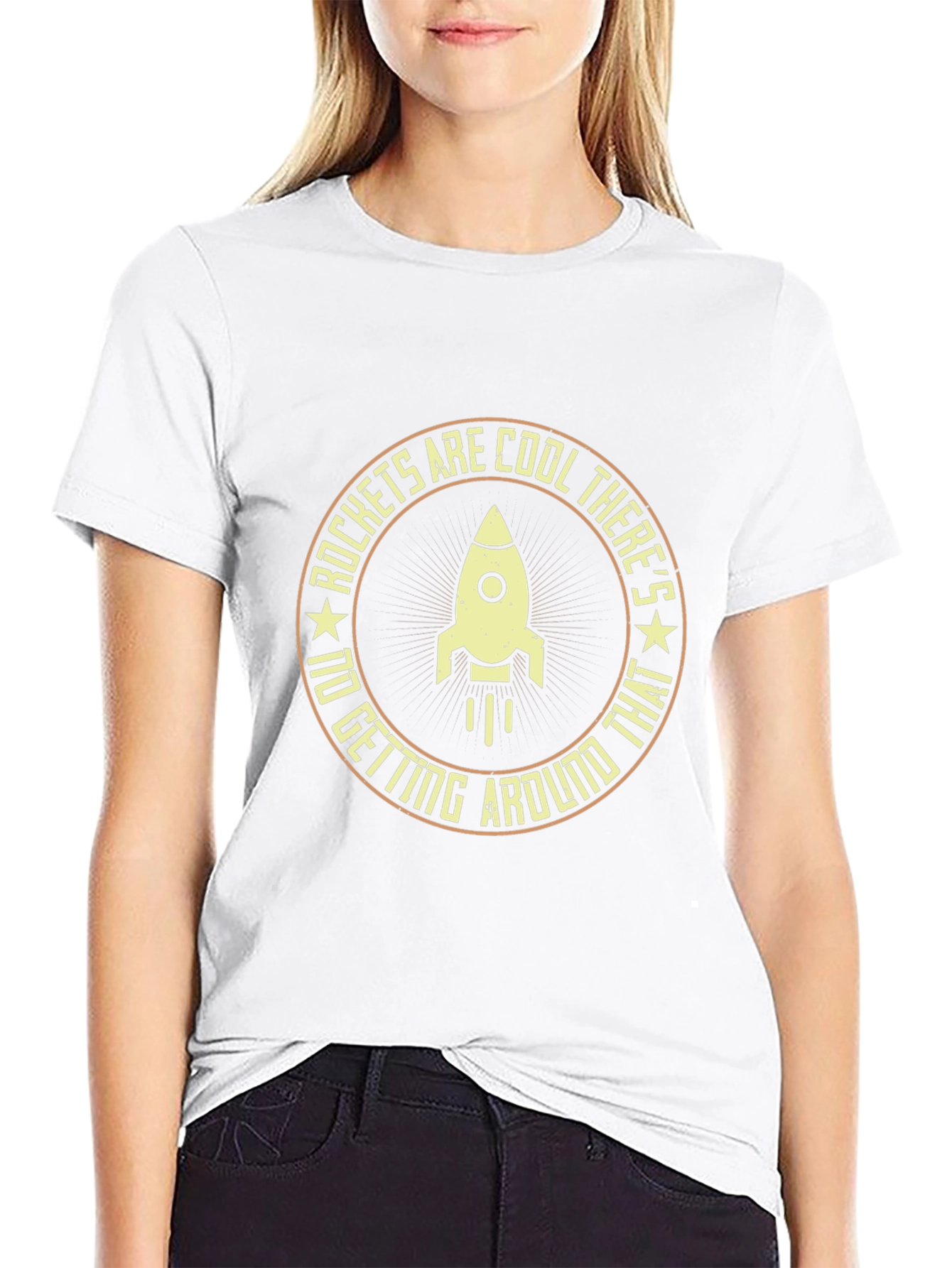 Rockets Are Cool T-Shirt - Space Enthusiast Tee