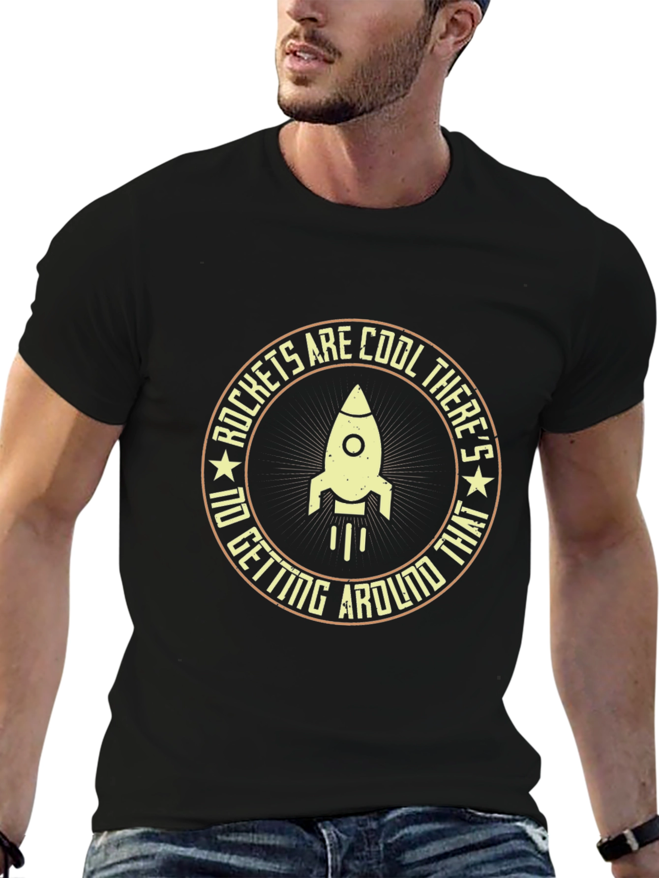 Rockets Are Cool T-Shirt - Space Enthusiast Tee