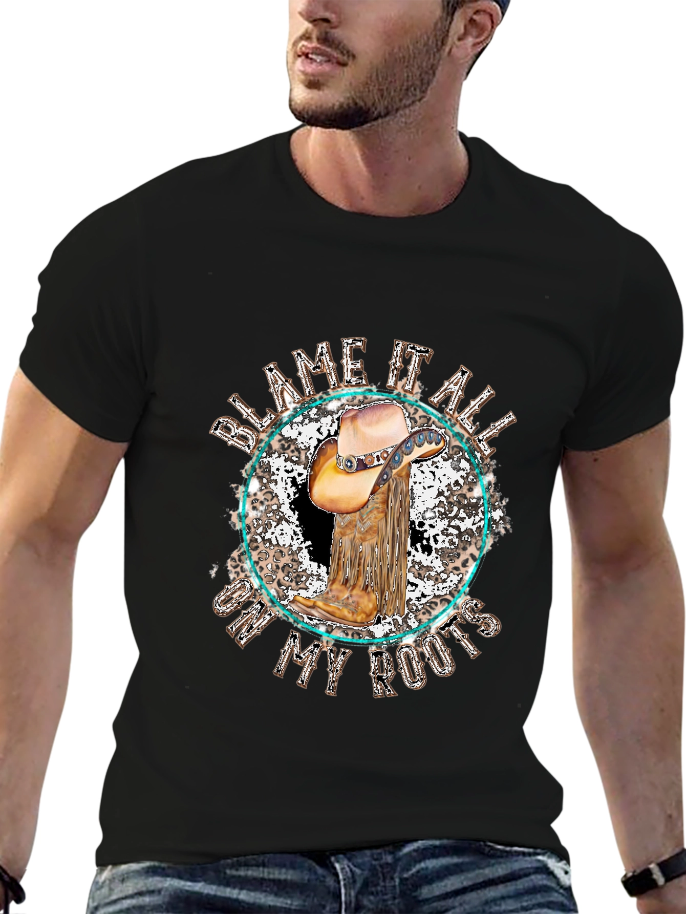 Blame It All On My Roots Graphic Tee