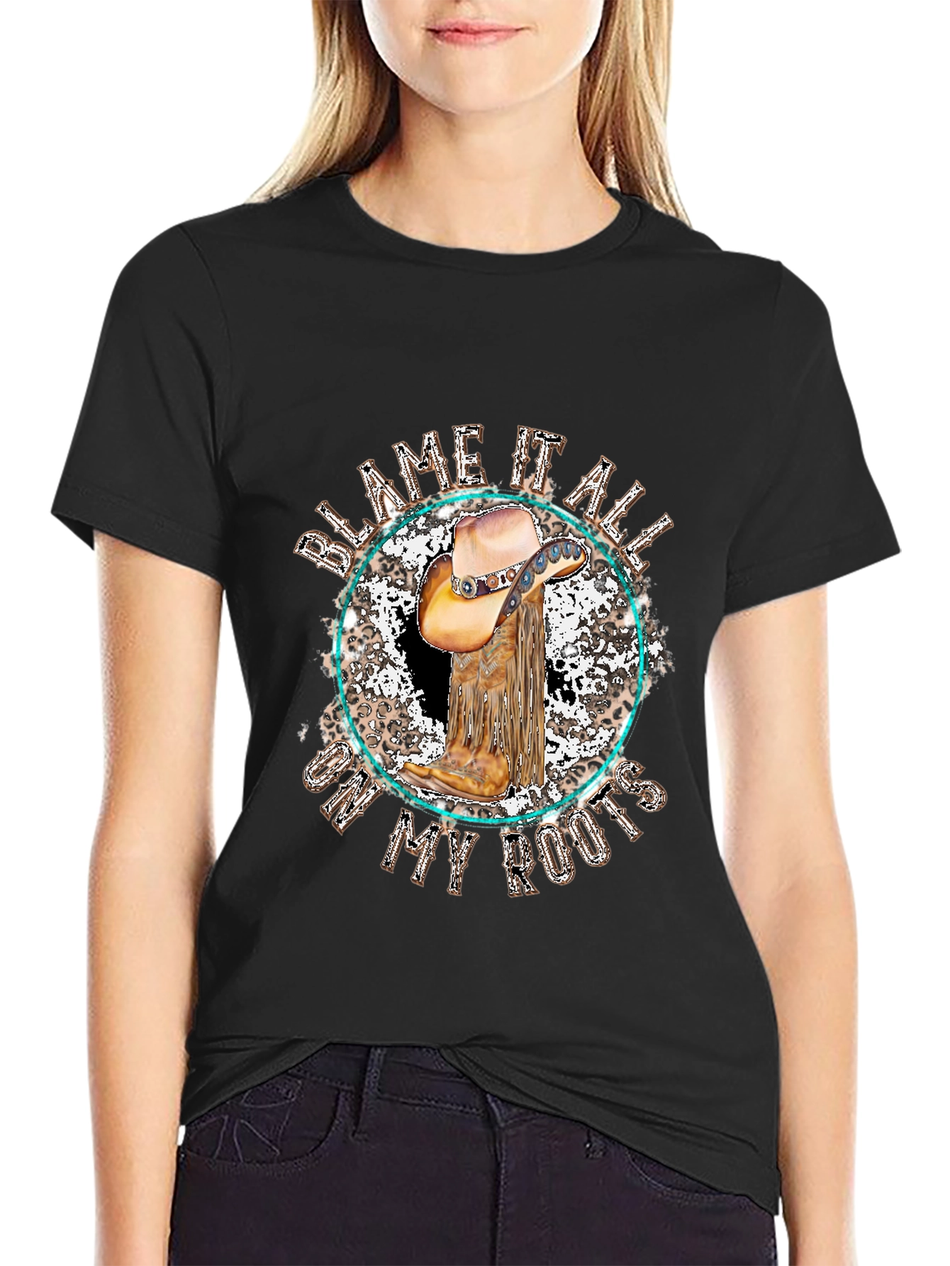 Blame It All On My Roots Graphic Tee