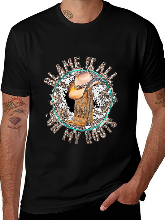 Blame It All On My Roots Graphic Tee