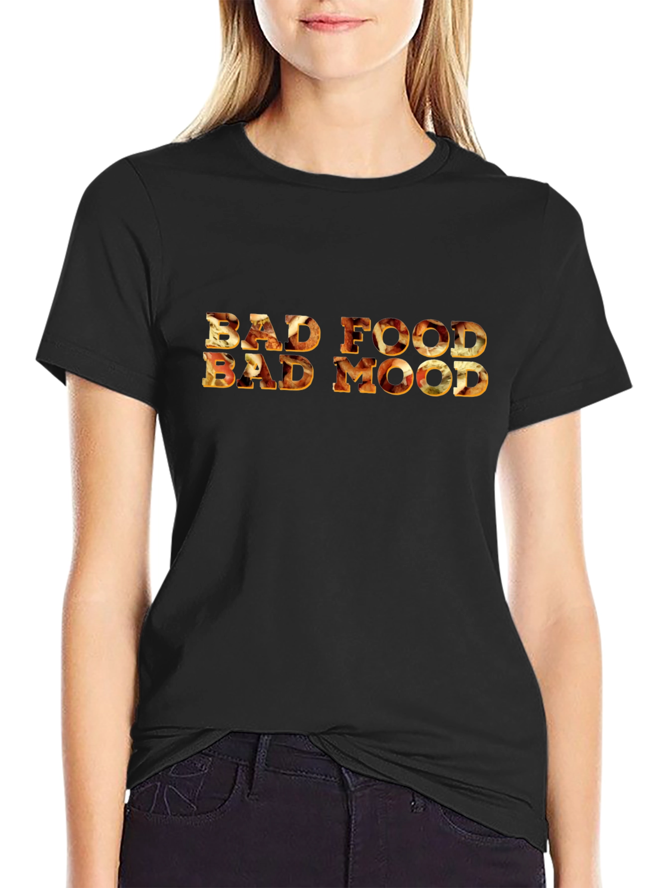 Bad Food Bad Mood Graphic Tee