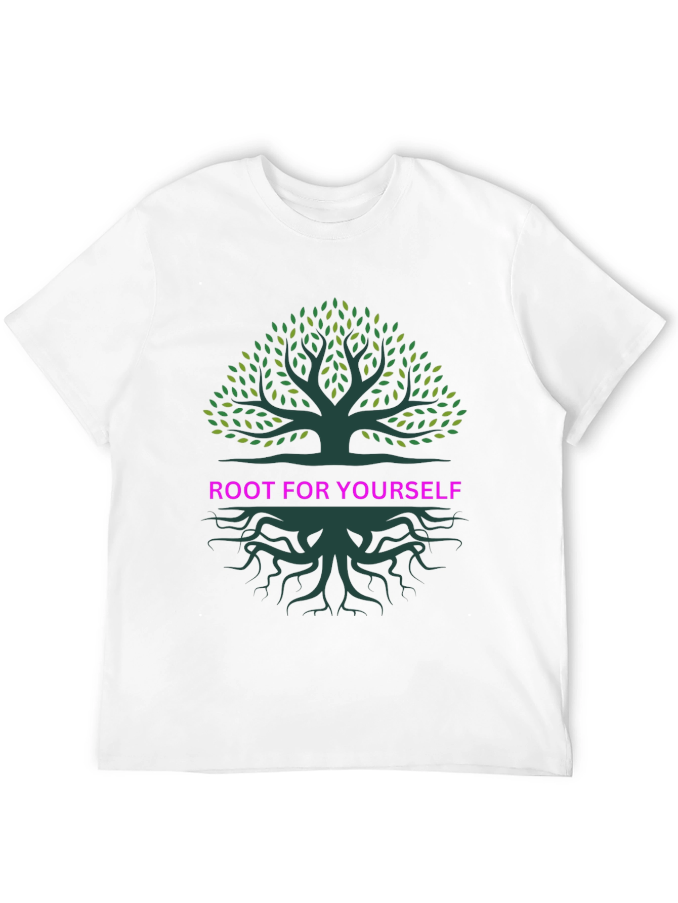 Root for Yourself Graphic Tree T-Shirt