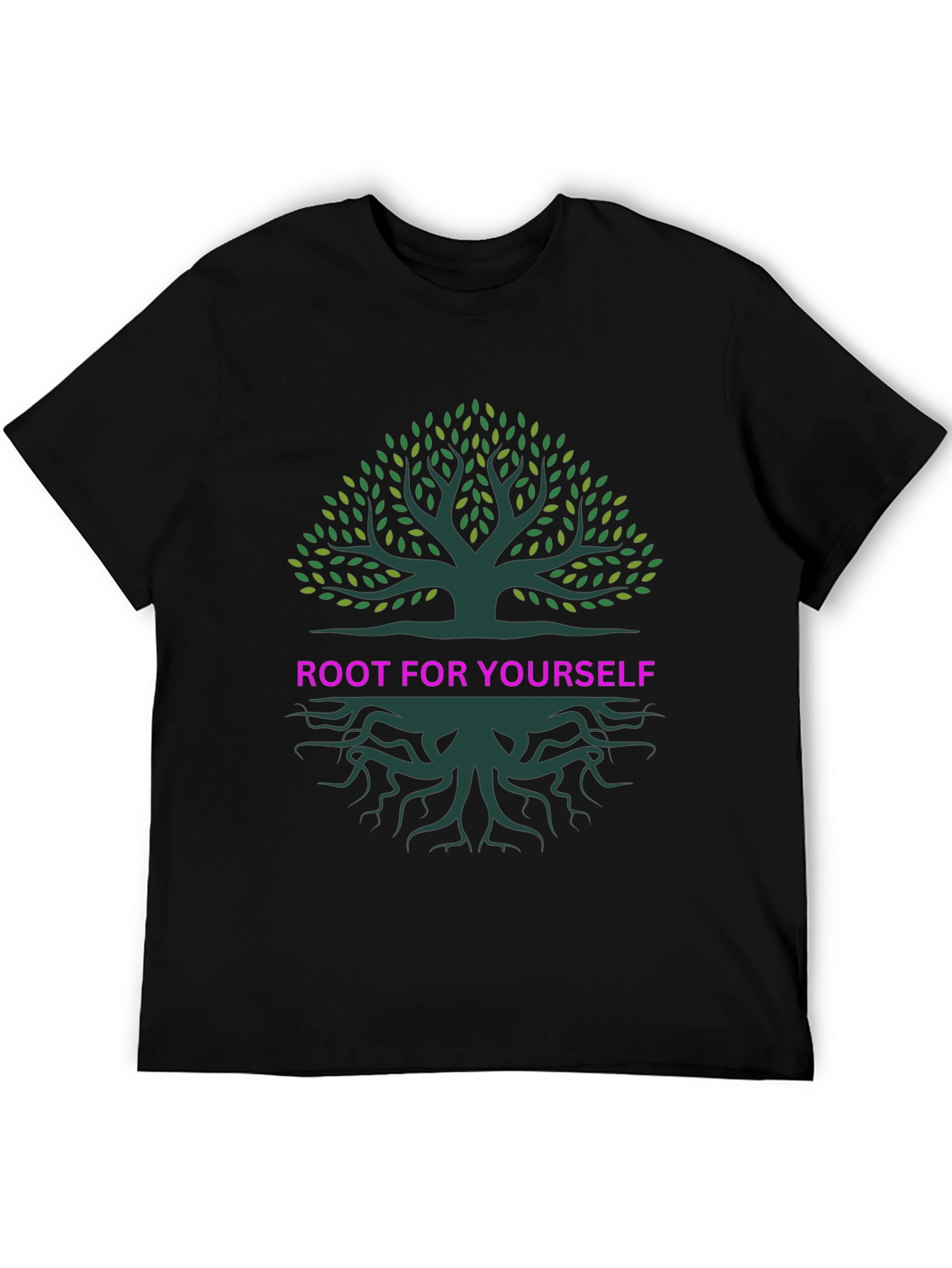 Root for Yourself Graphic Tree T-Shirt