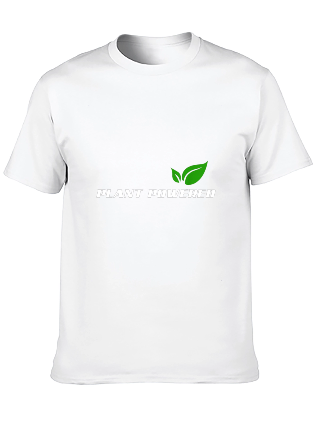 Plant Powered Black T-Shirt Vegan Friendly