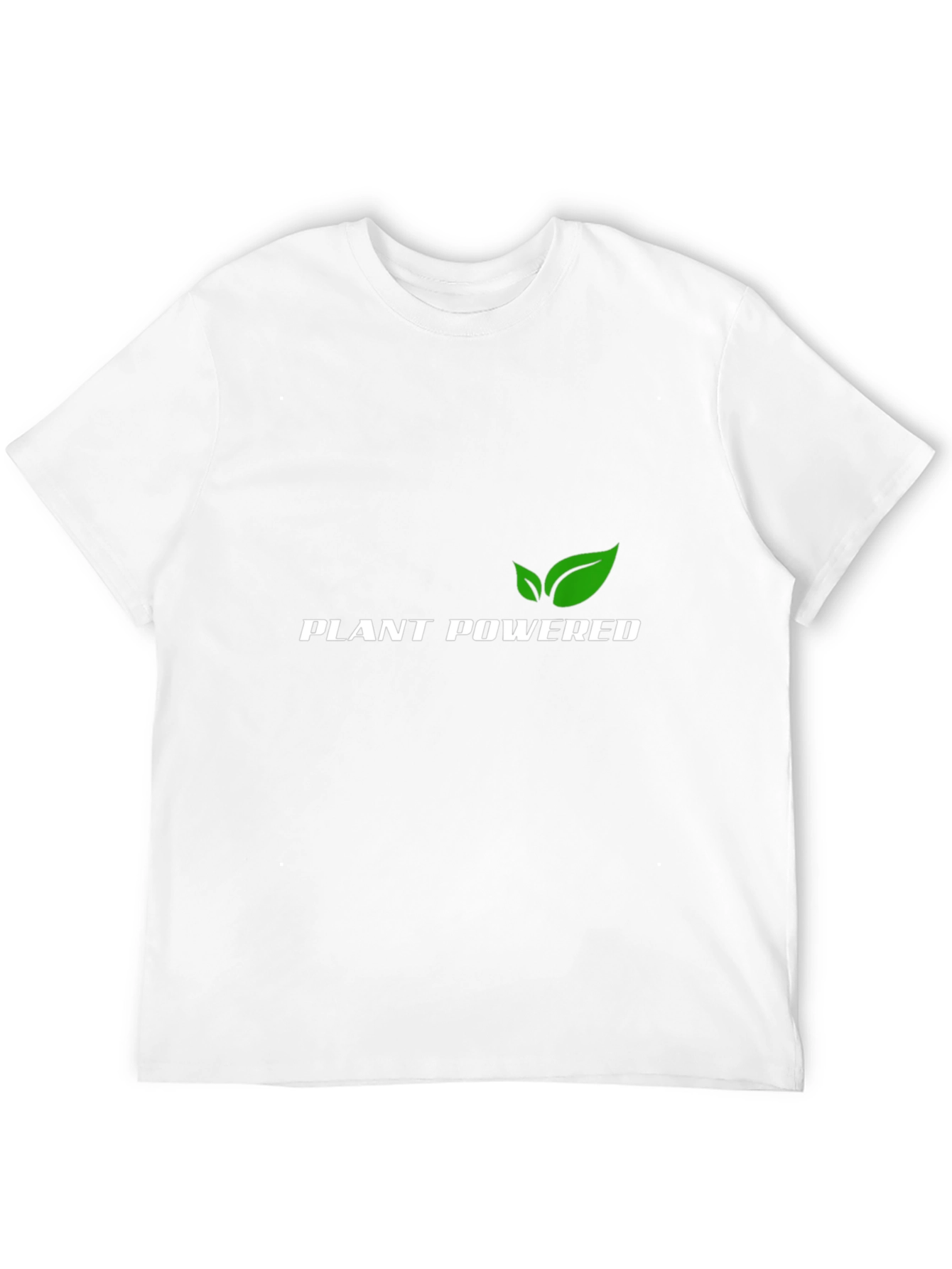 Plant Powered Black T-Shirt Vegan Friendly