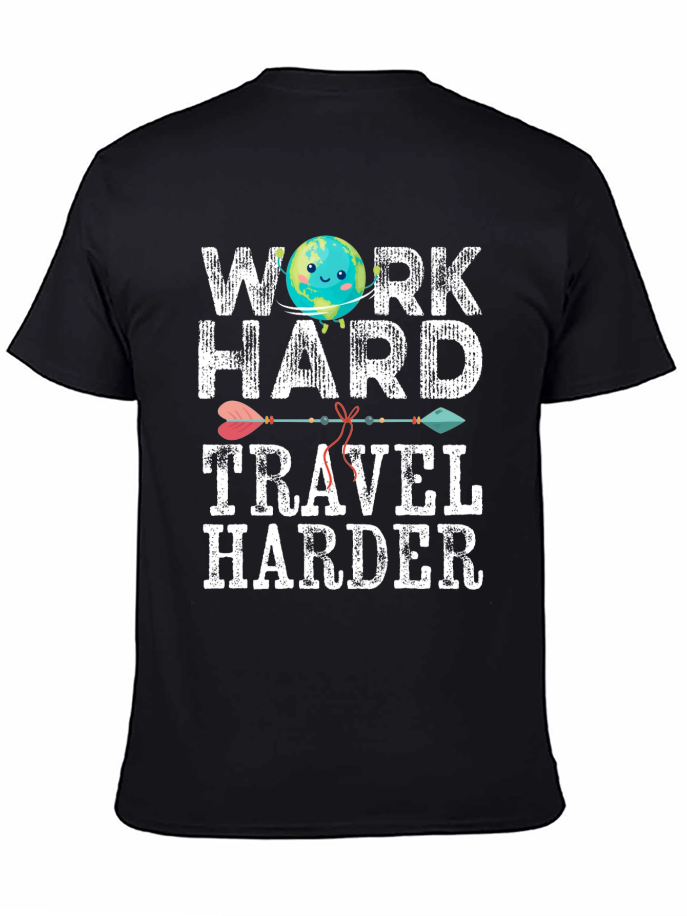 Work Hard Travel Harder Graphic Tee