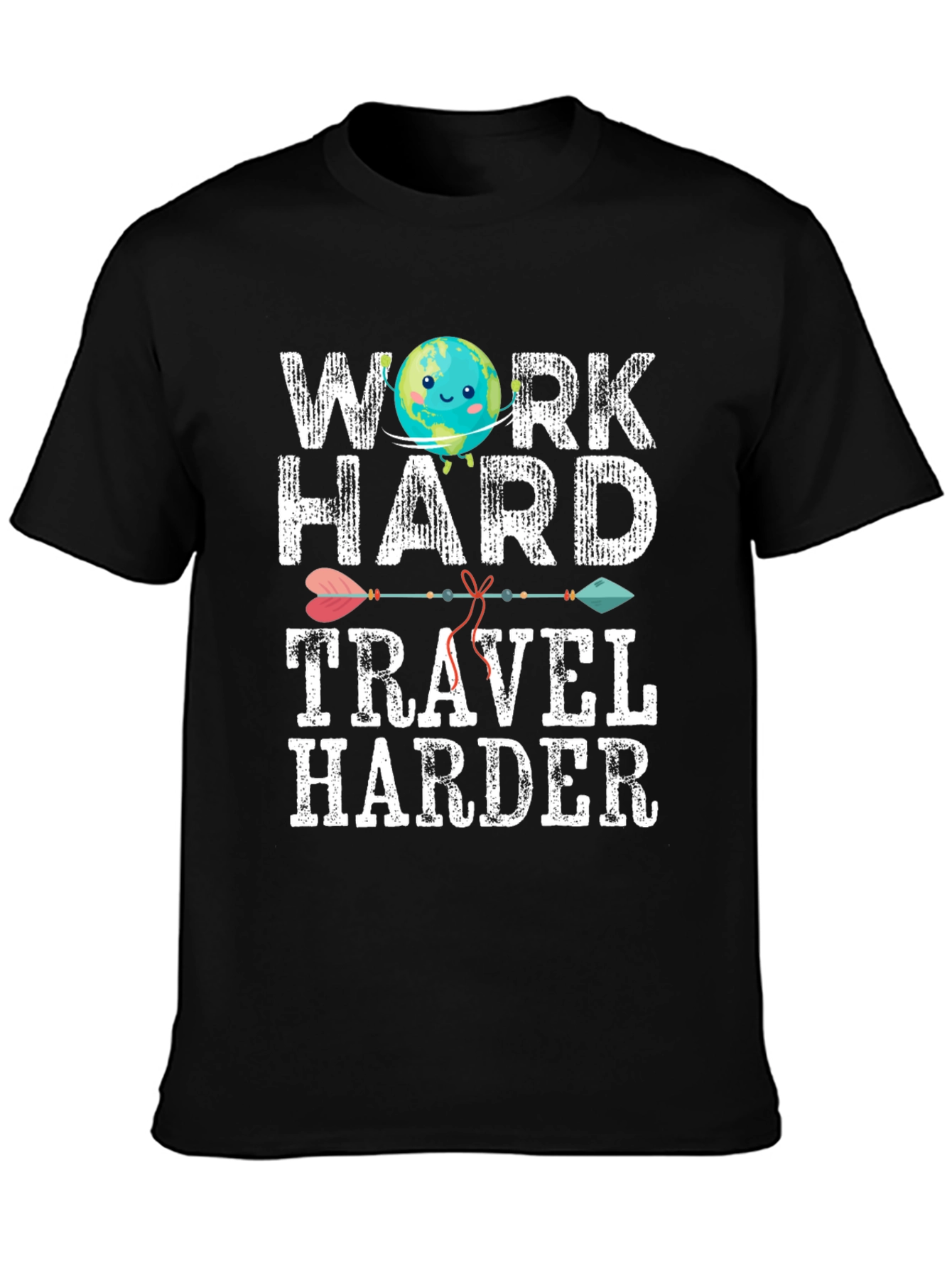 Work Hard Travel Harder Graphic Tee