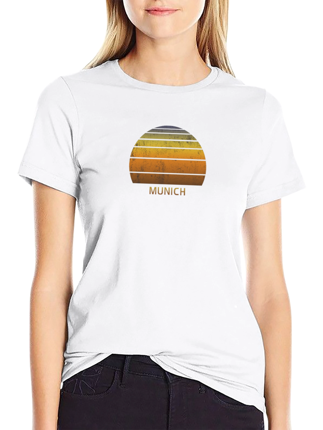 Munich Sunset Graphic T-Shirt