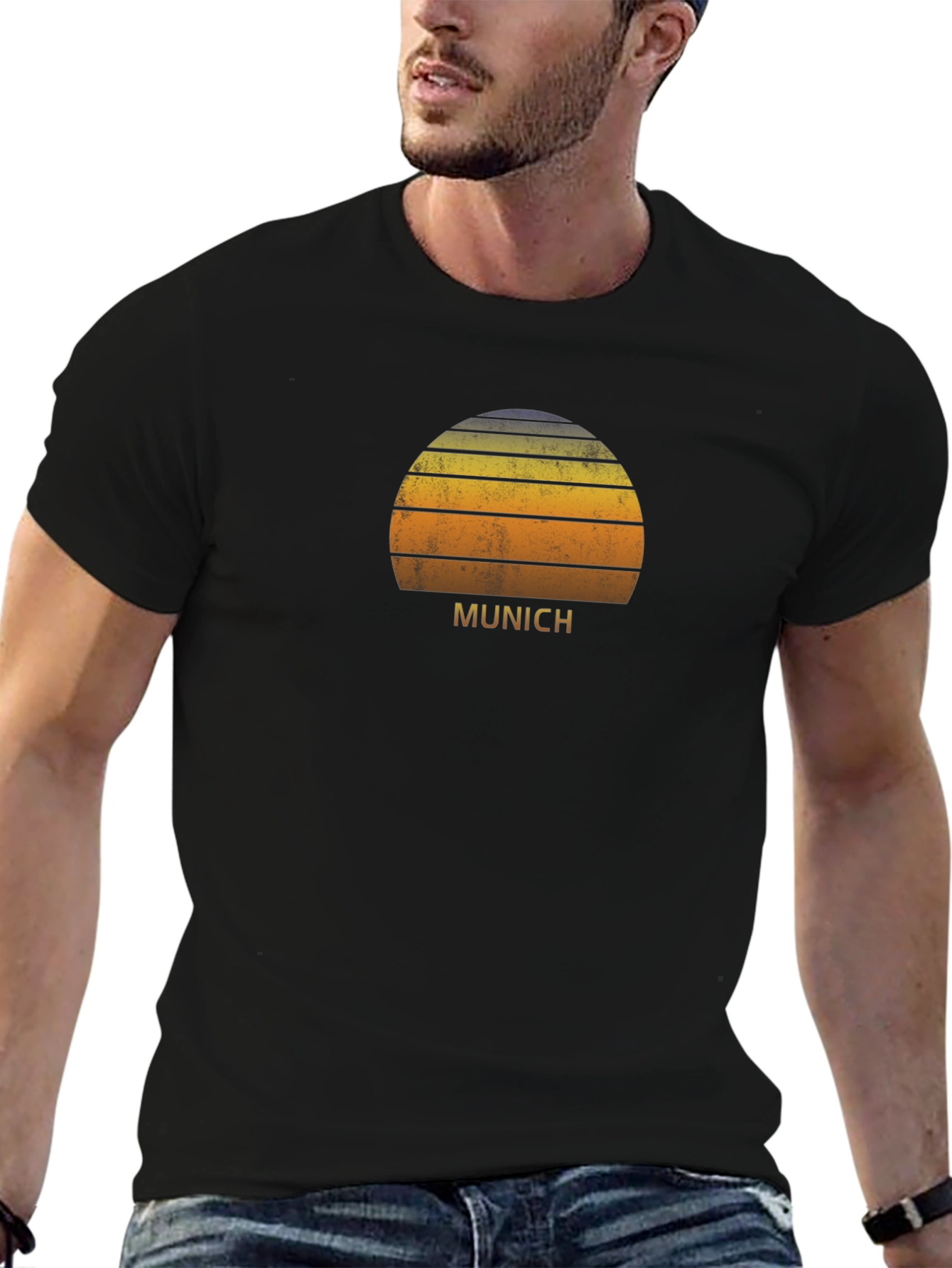 Munich Sunset Graphic T-Shirt