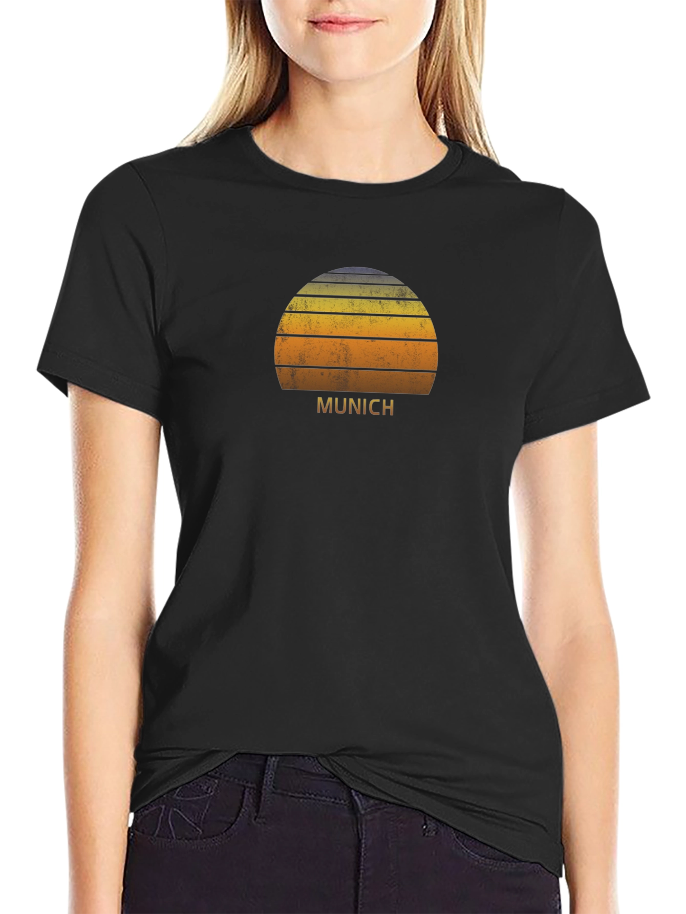 Munich Sunset Graphic T-Shirt