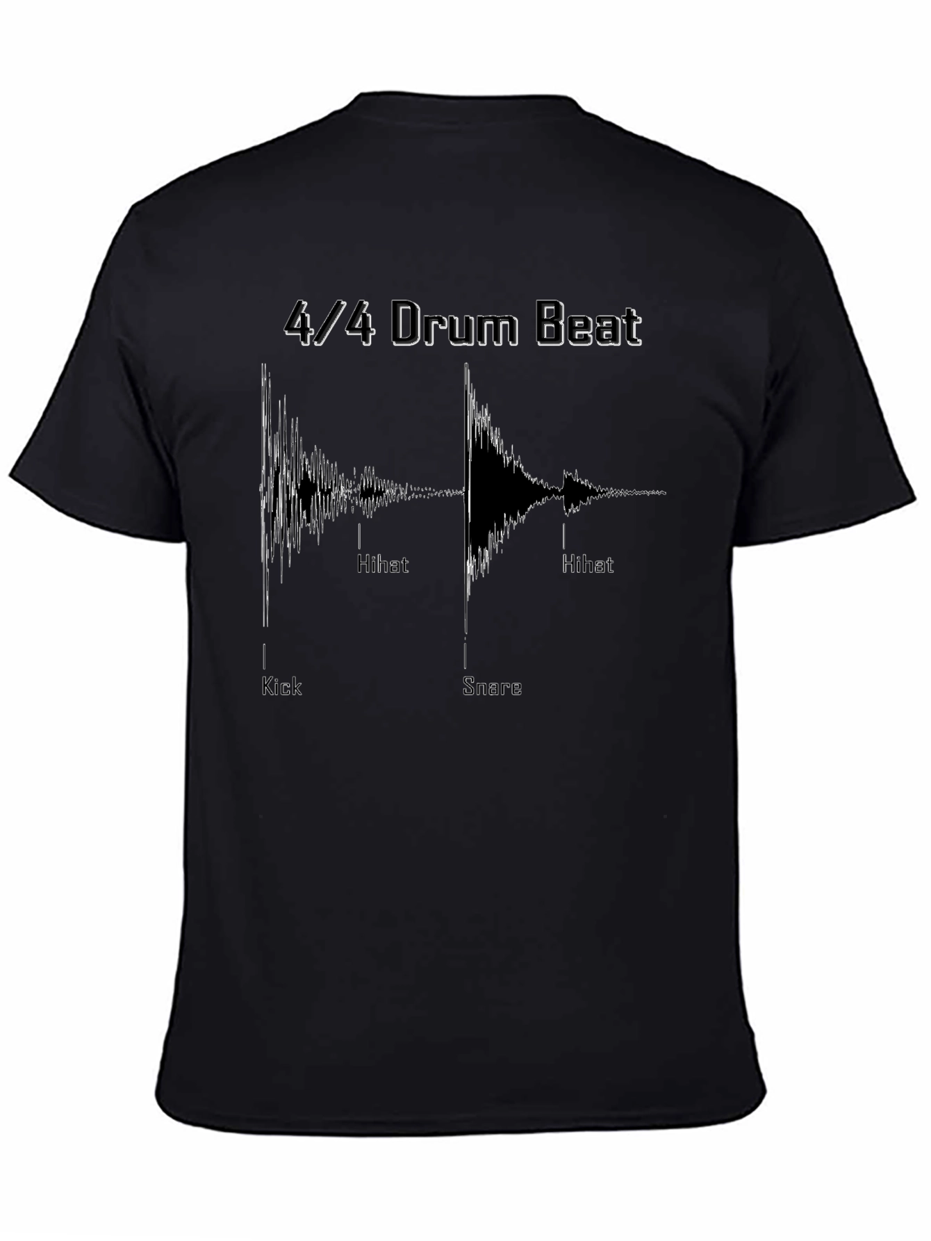 4/4 Drum Beat T-Shirt - Musician Tee