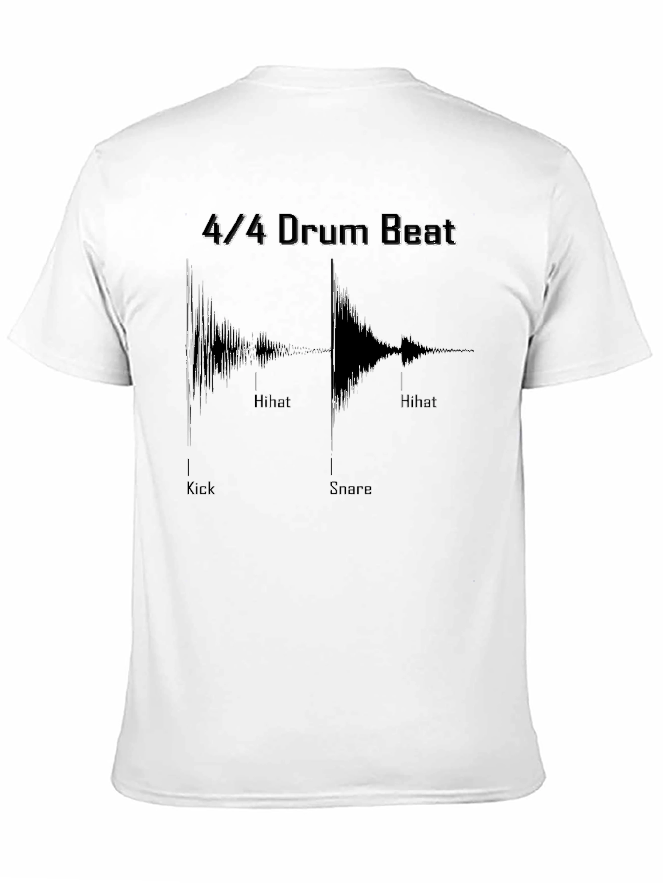 4/4 Drum Beat T-Shirt - Musician Tee