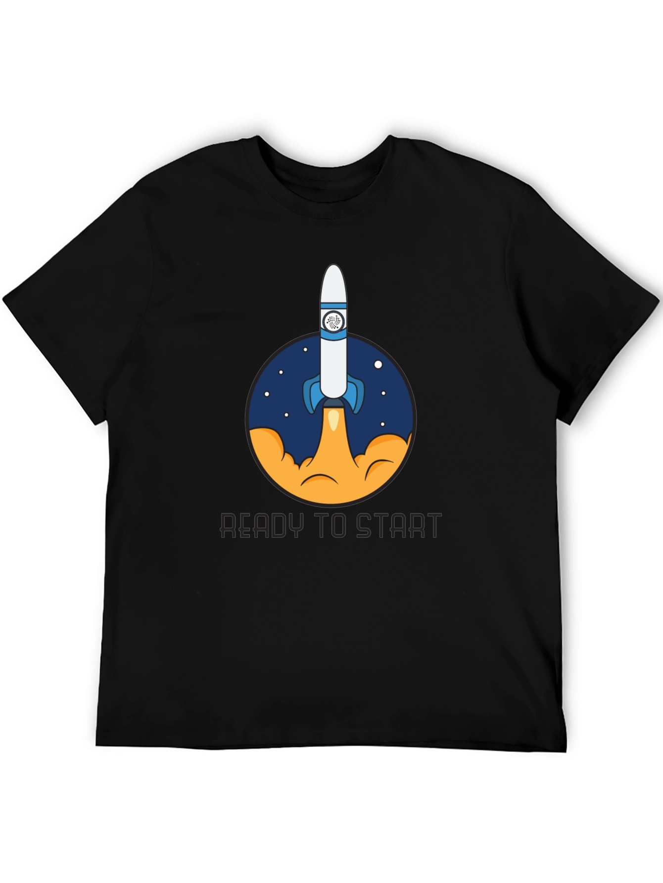 Rocket Launch Graphic T-Shirt - Ready to Start