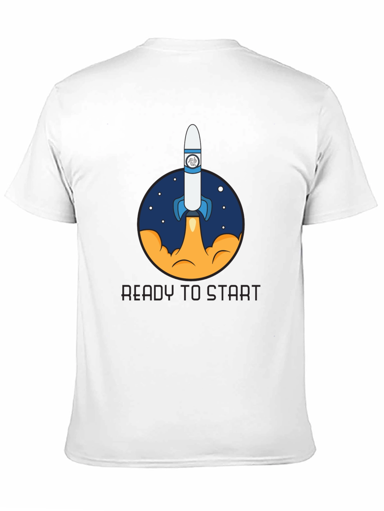 Rocket Launch Graphic T-Shirt - Ready to Start