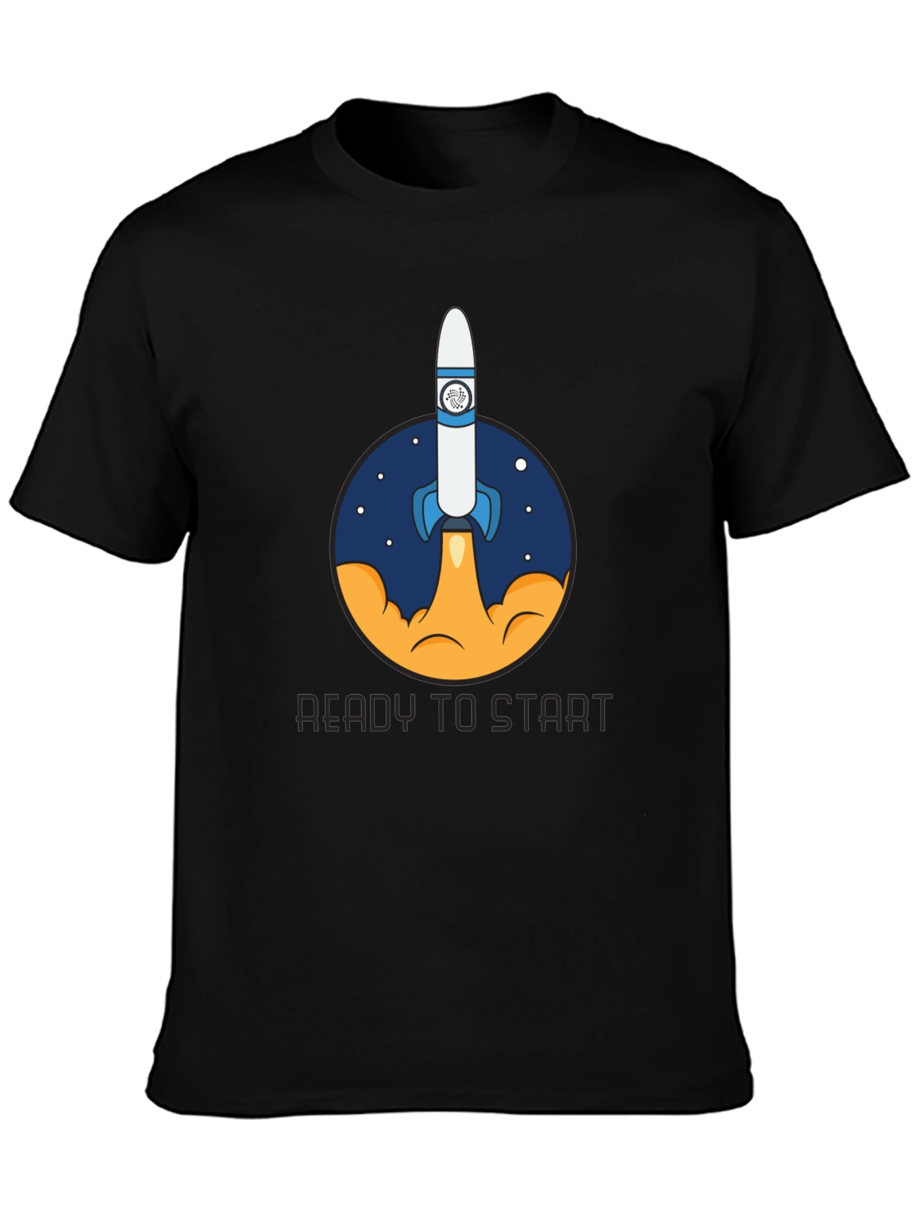 Rocket Launch Graphic T-Shirt - Ready to Start
