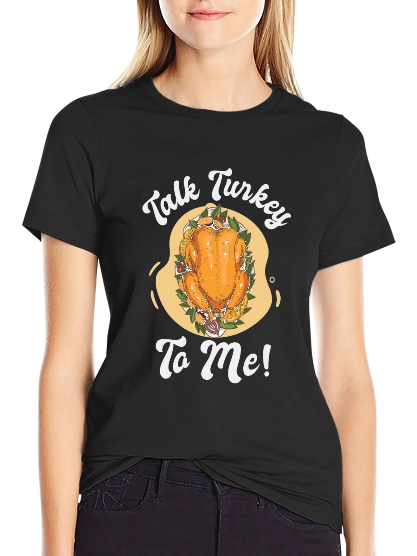 Talk Turkey To Me T-Shirt - Thanksgiving Tee