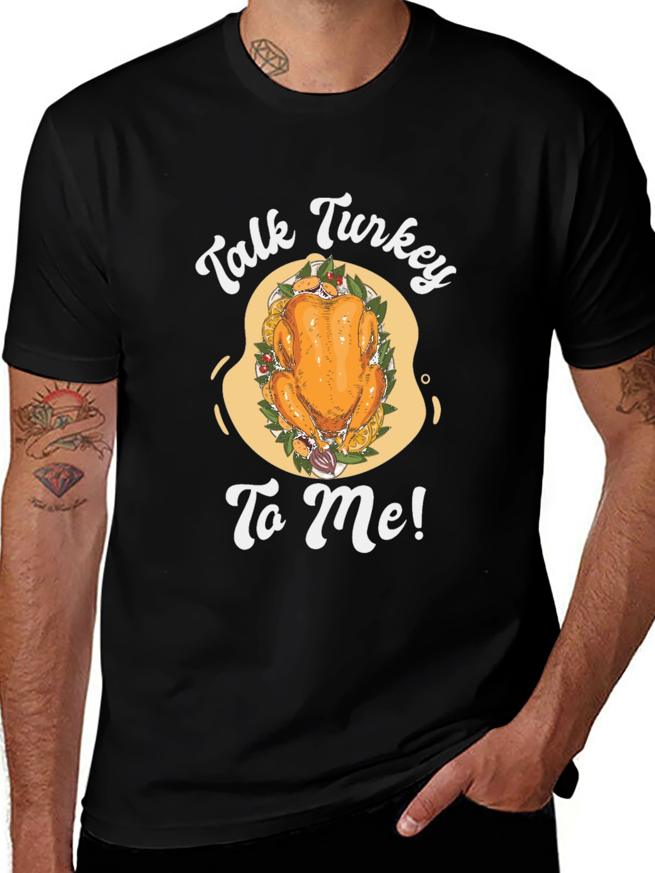 Talk Turkey To Me T-Shirt - Thanksgiving Tee