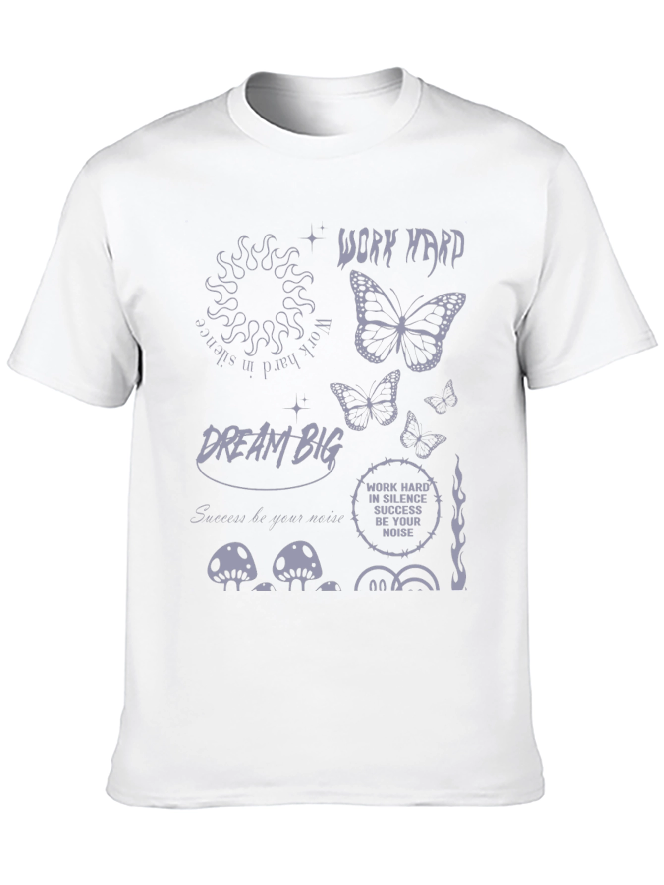 Trendy Black T-Shirt with Edgy Graphics