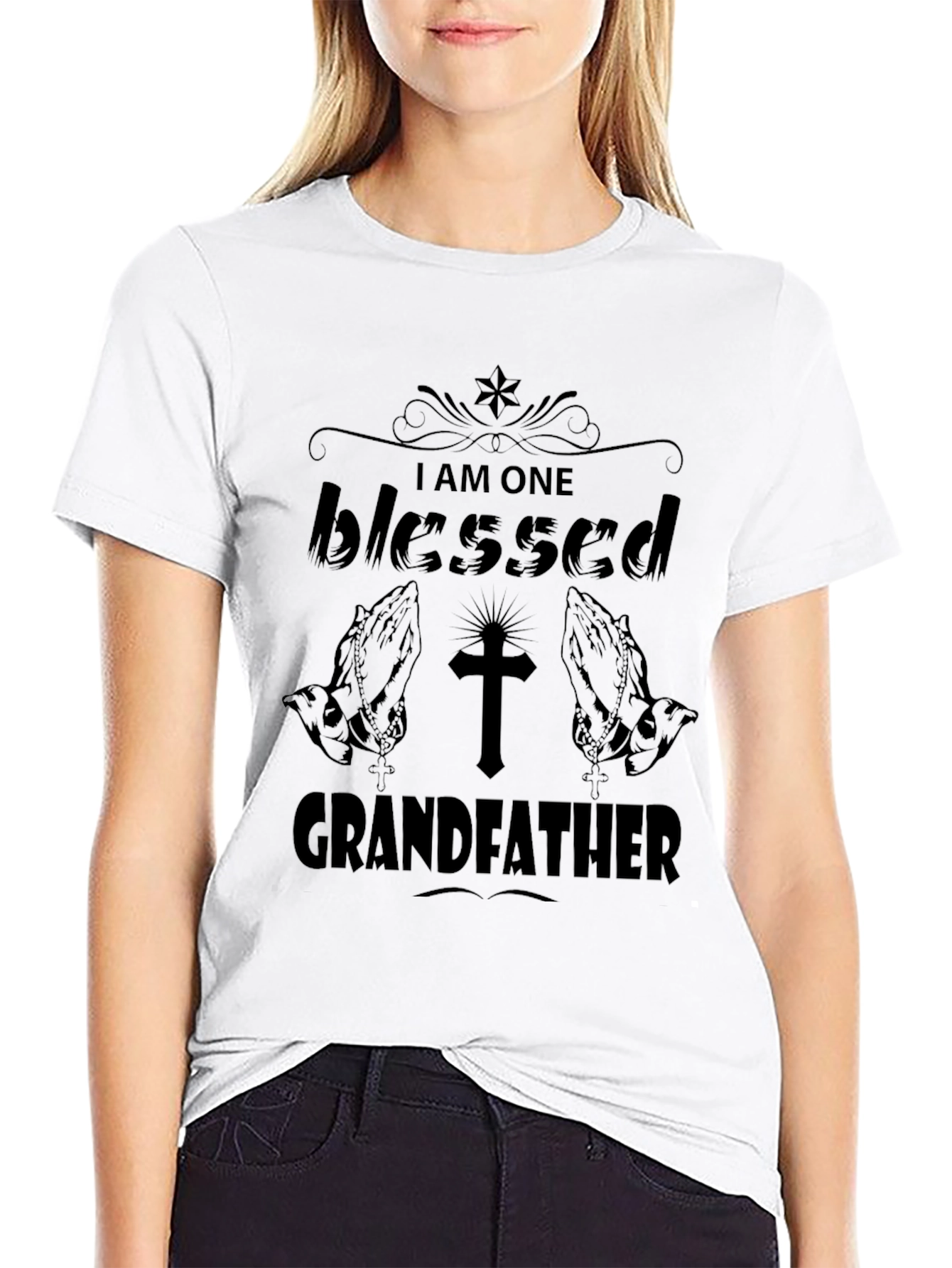Blessed Grandfather Graphic T-Shirt