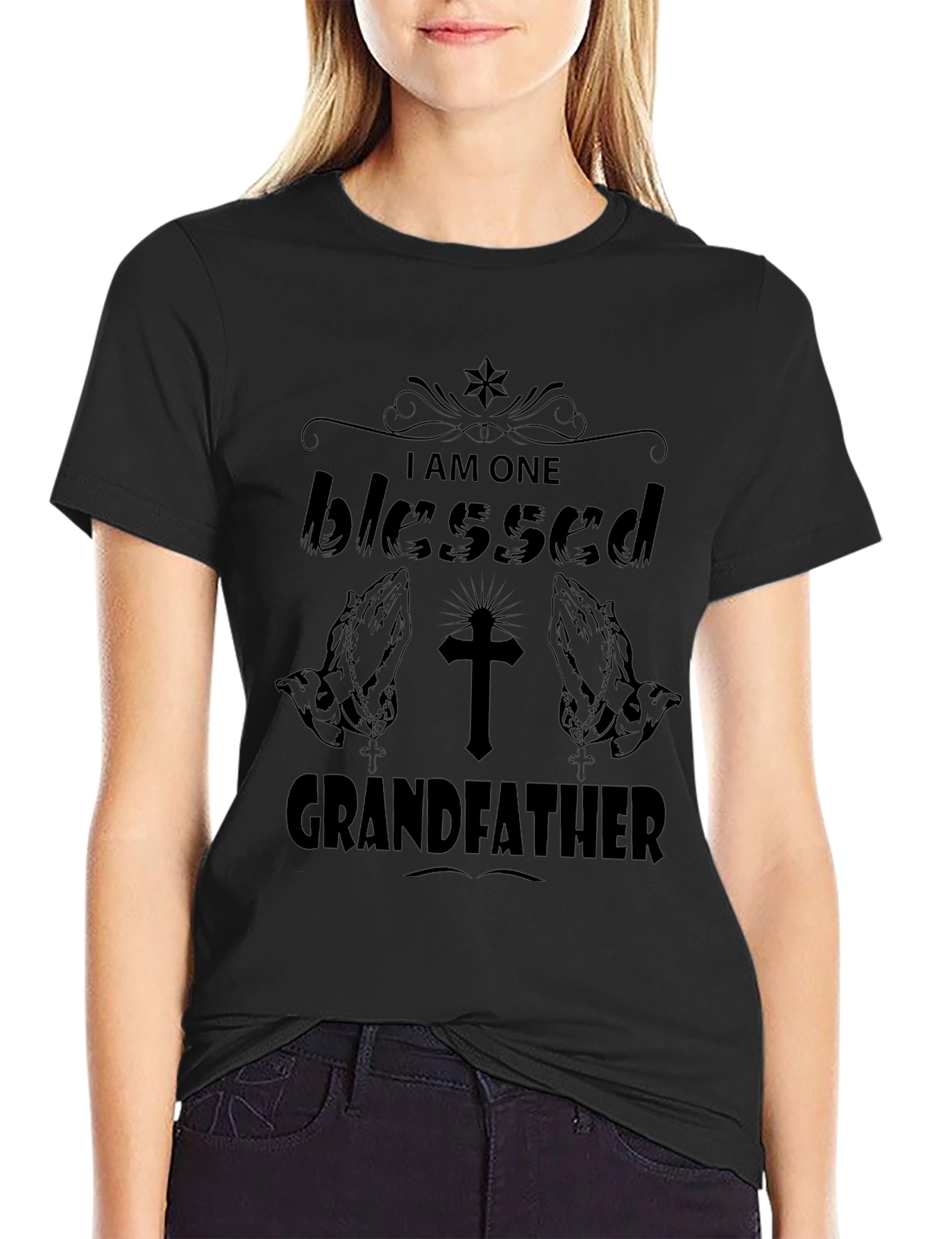 Blessed Grandfather Graphic T-Shirt