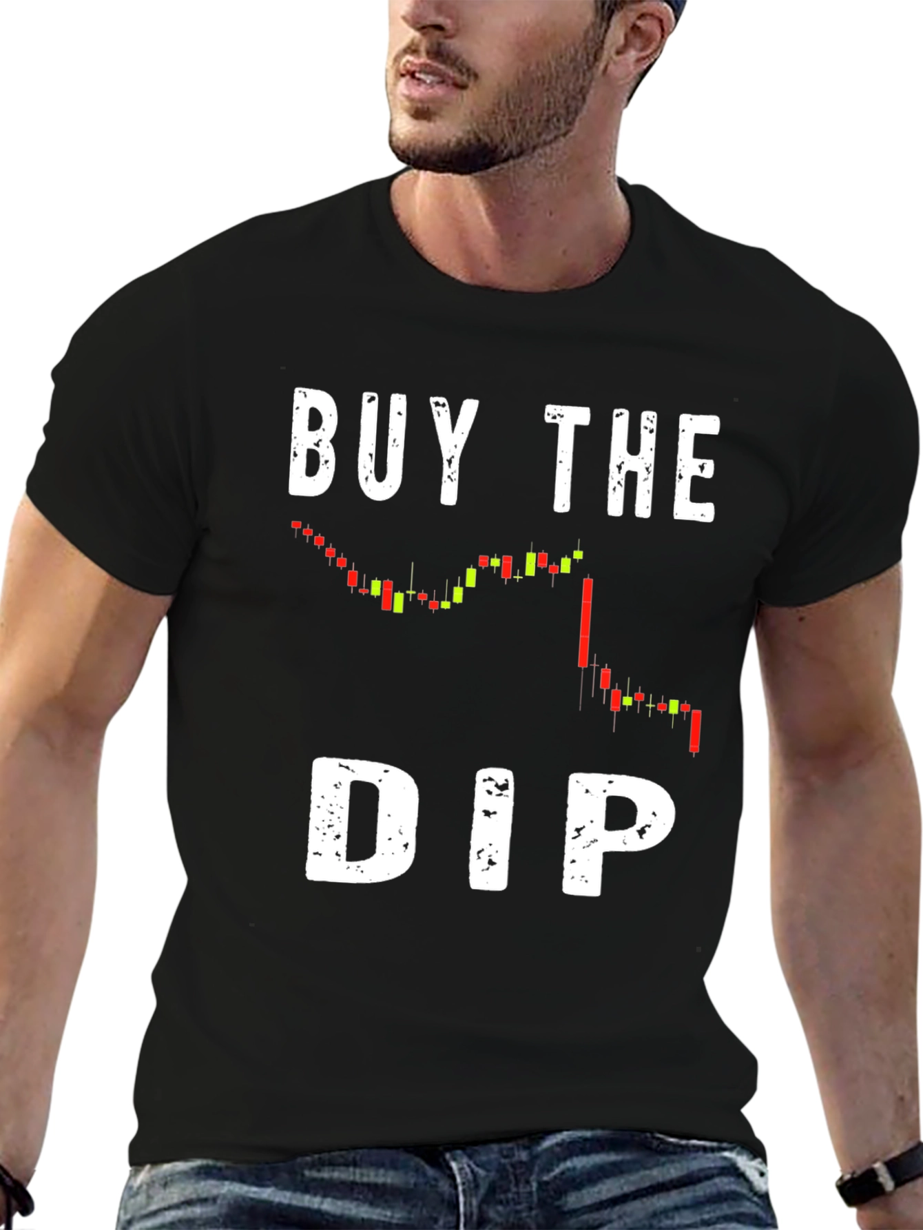 Buy the Dip Graphic T-Shirt - Crypto Trading