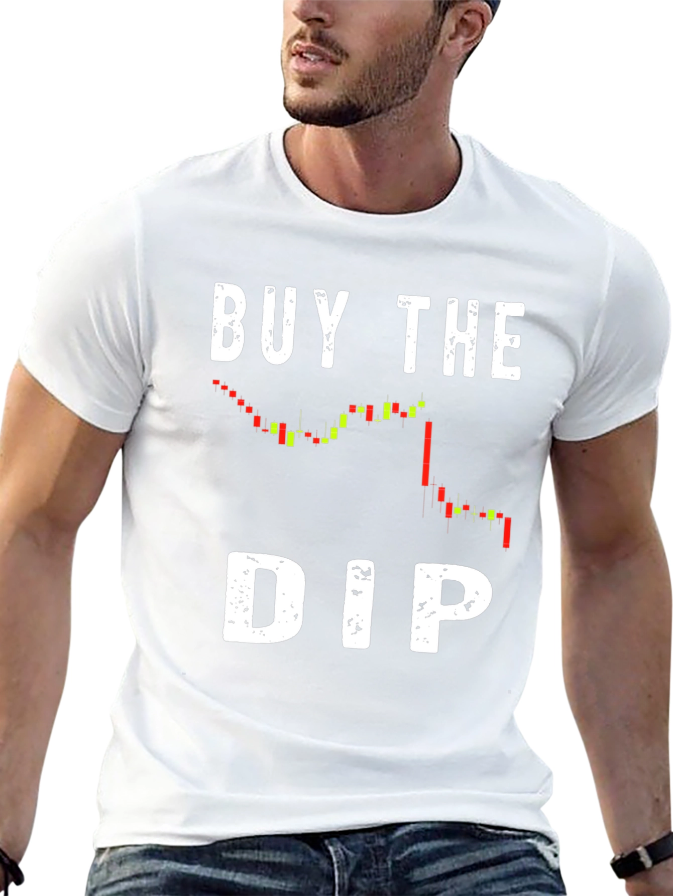Buy the Dip Graphic T-Shirt - Crypto Trading