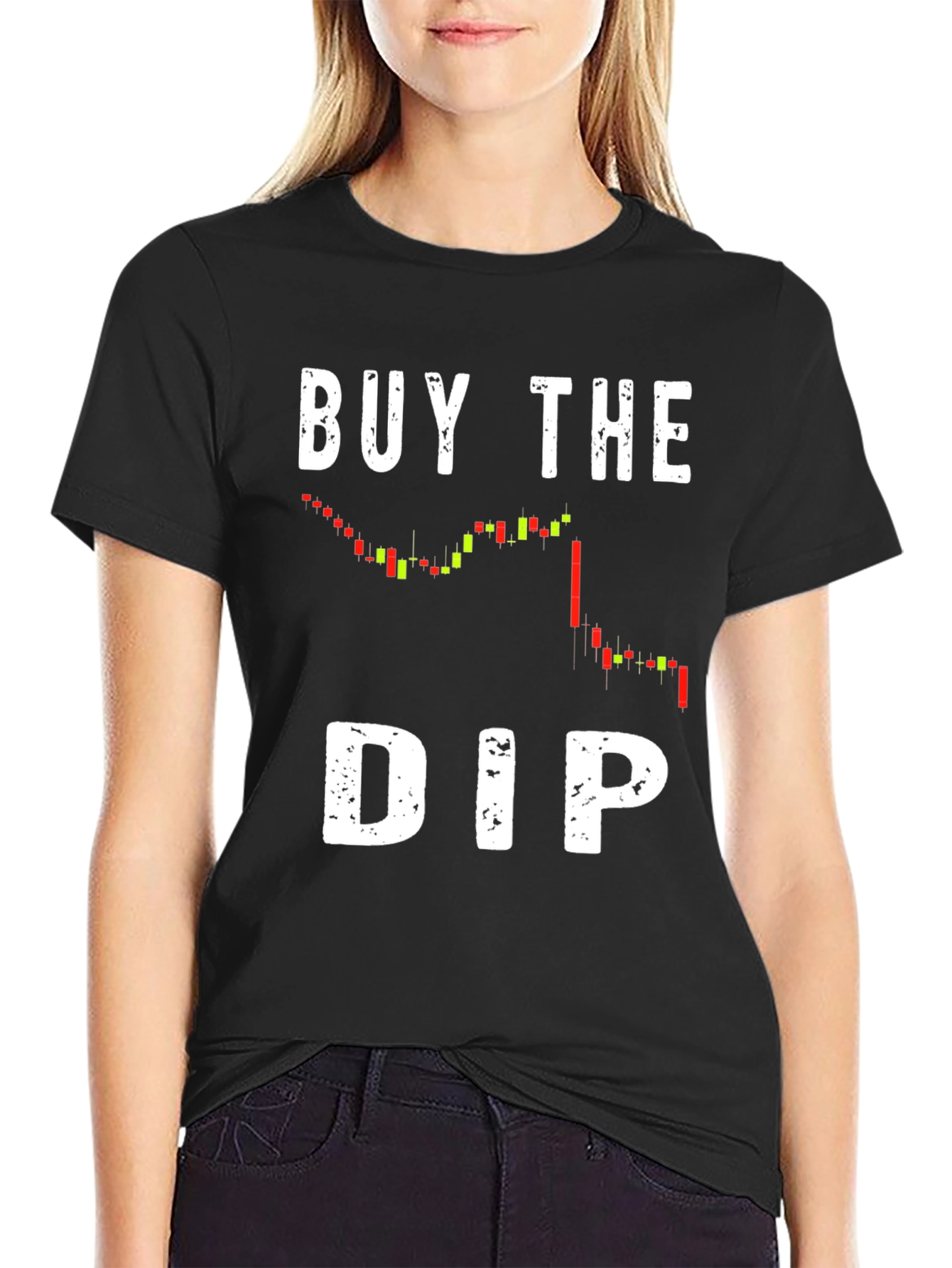Buy the Dip Graphic T-Shirt - Crypto Trading