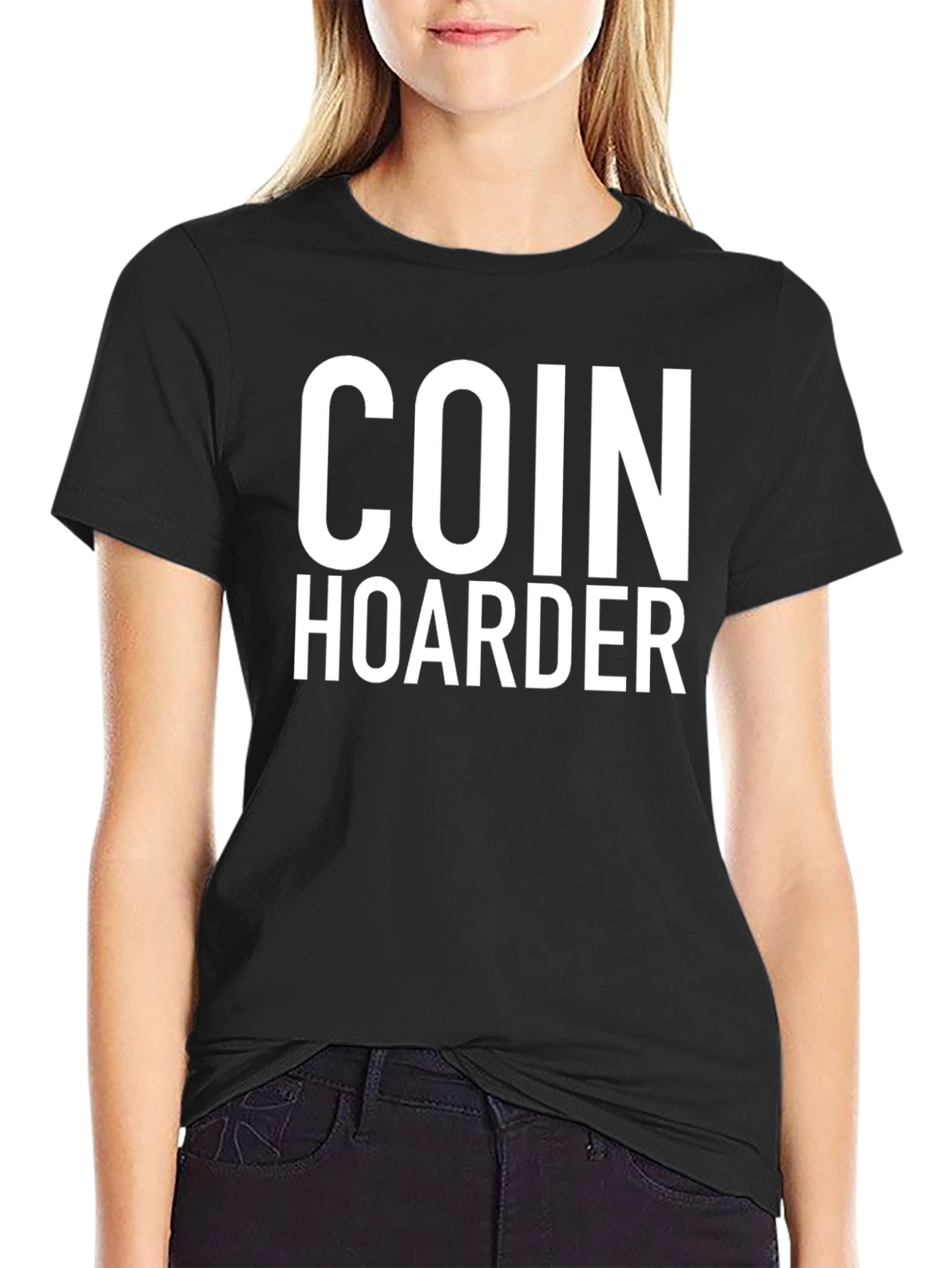 Coin Hoarder T-Shirt - Black