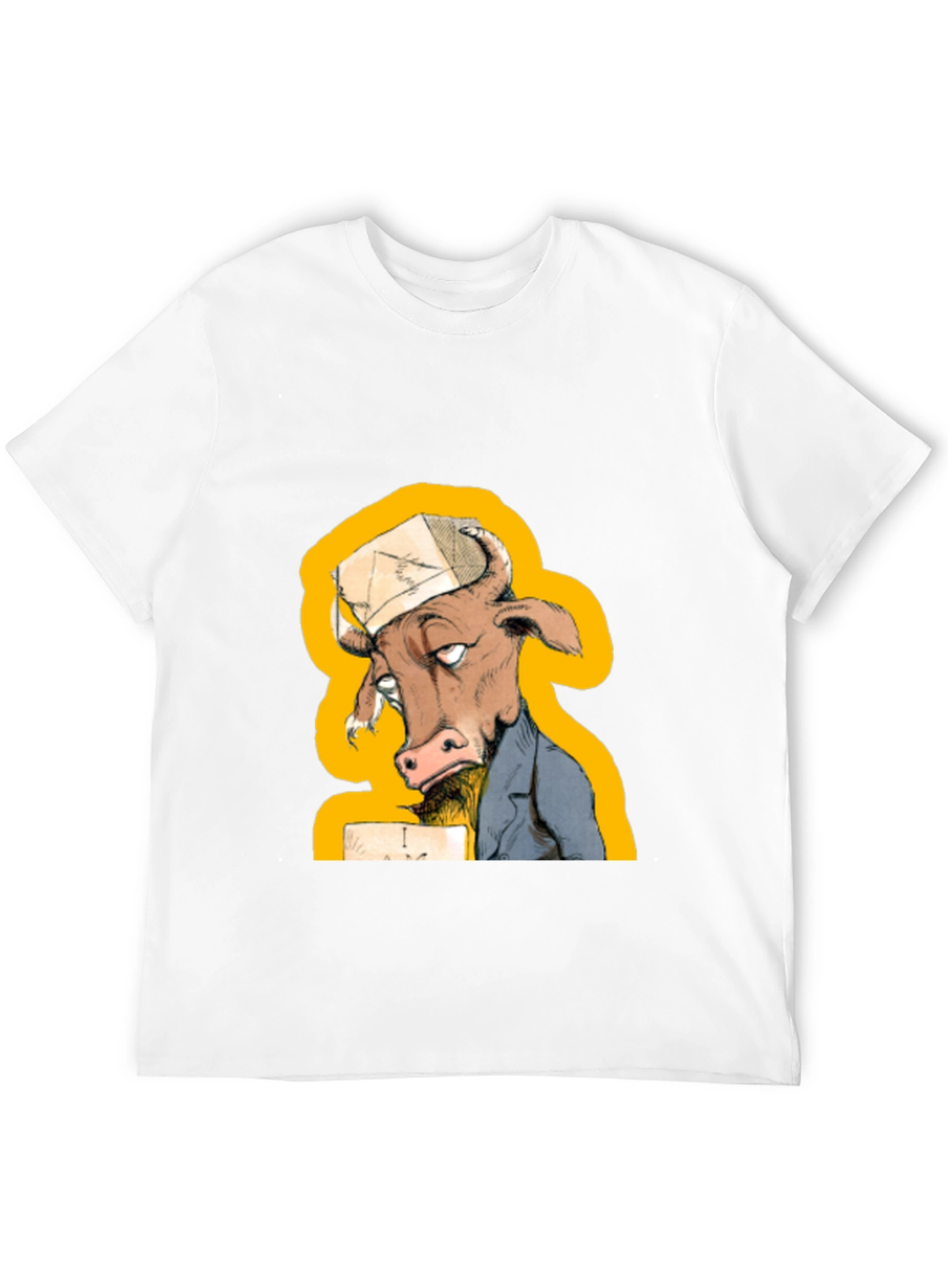 Funny Cow T-Shirt - Novelty Cartoon Animal Tee