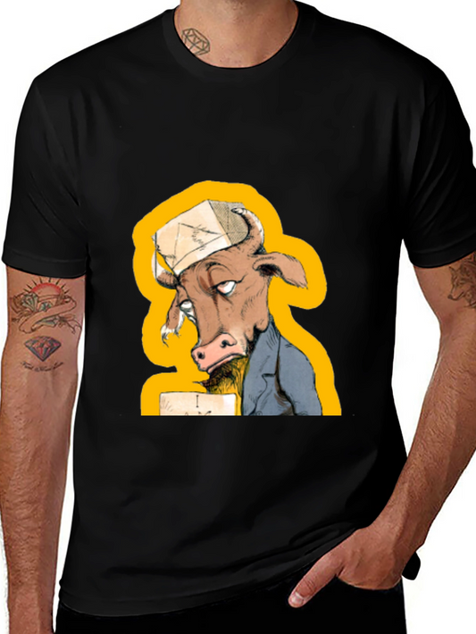 Funny Cow T-Shirt - Novelty Cartoon Animal Tee